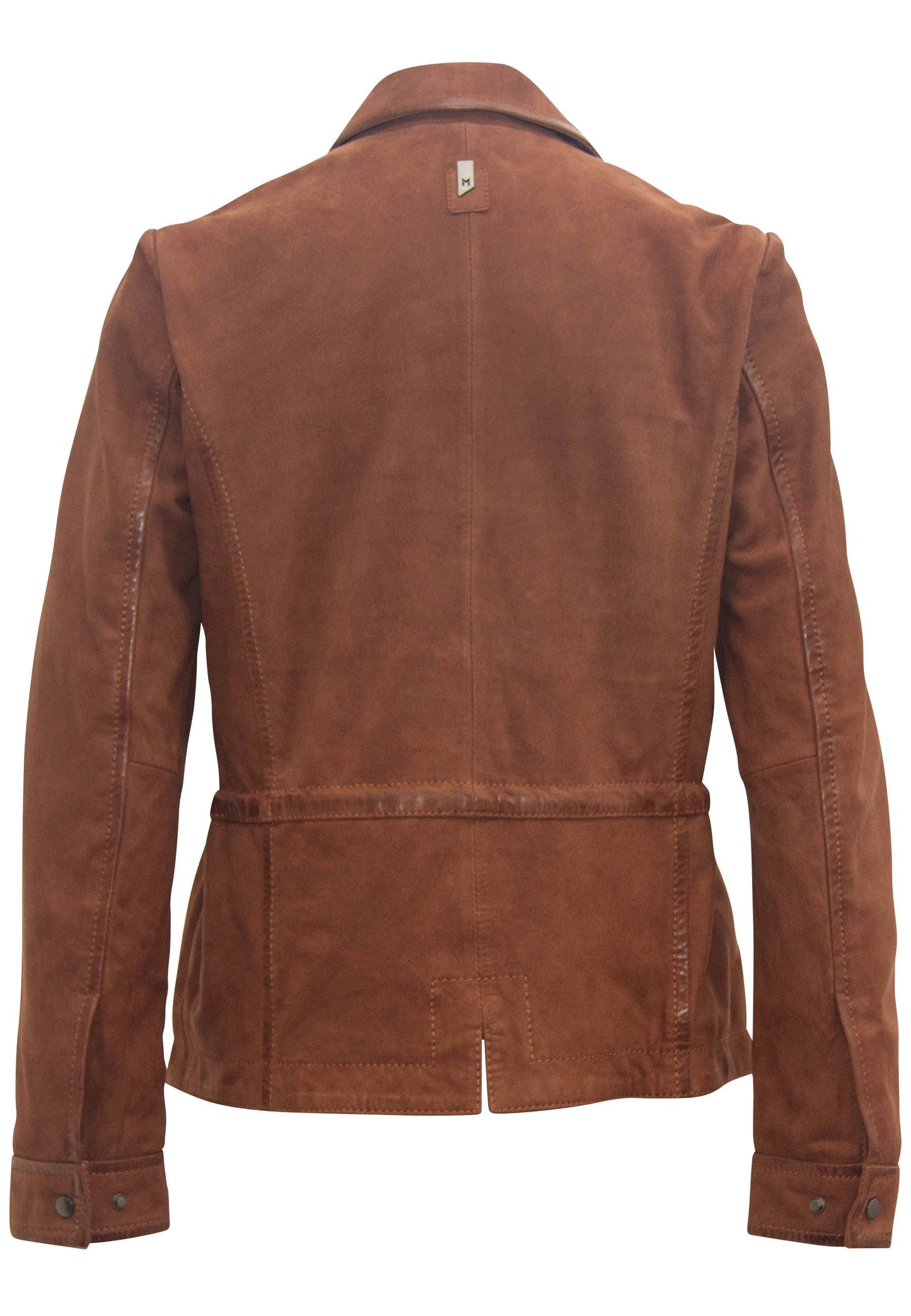 Amaly RF Leather Jacket, Brown