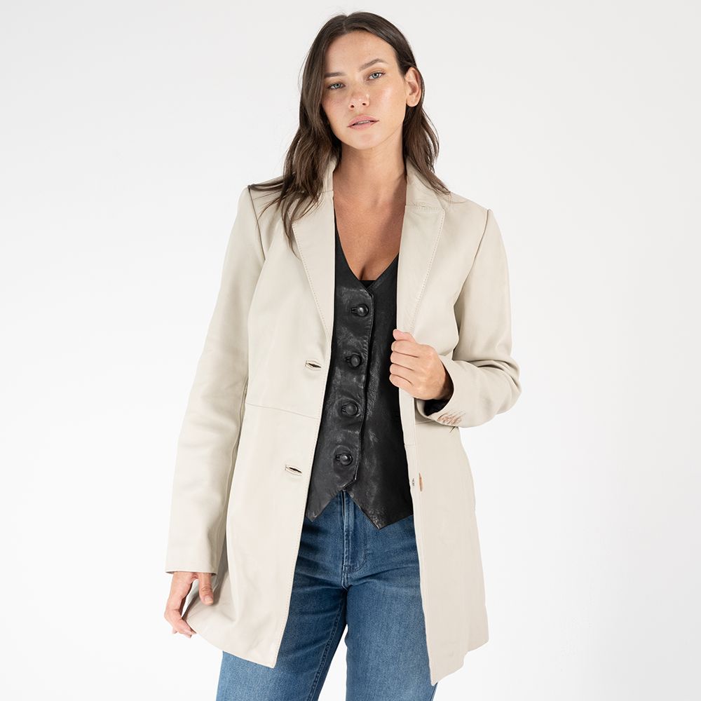 Kiralee RF Leather Vest, Black