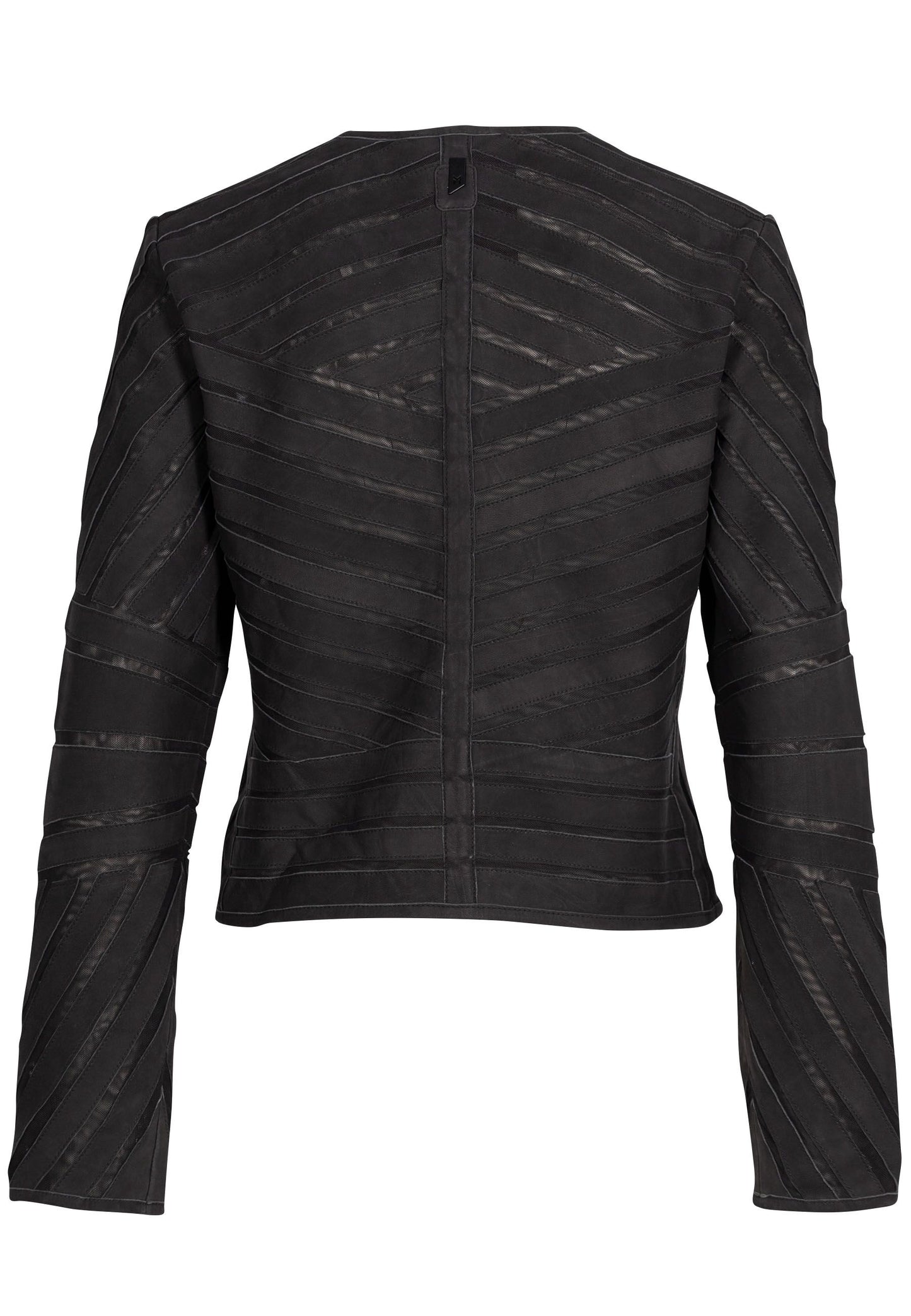 Yva RF Leather Jacket, Black