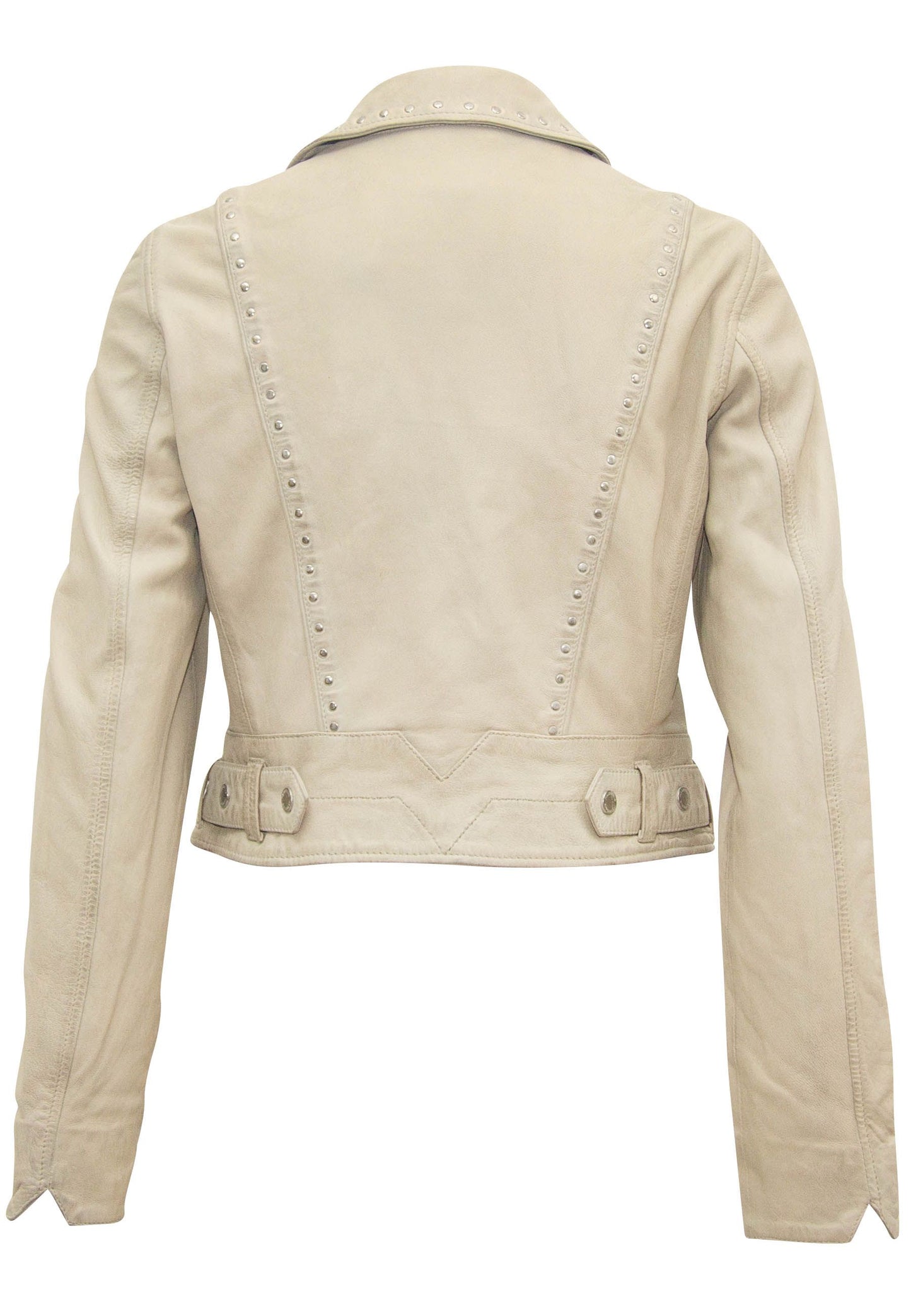 Maryn RF Leather Jacket, Off White