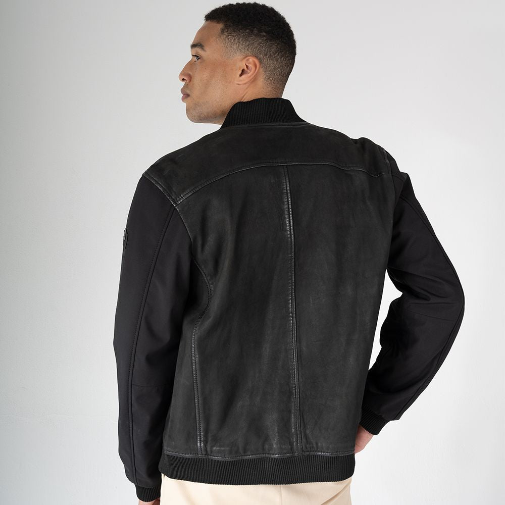 Horizon CF Leather Jacket, Black