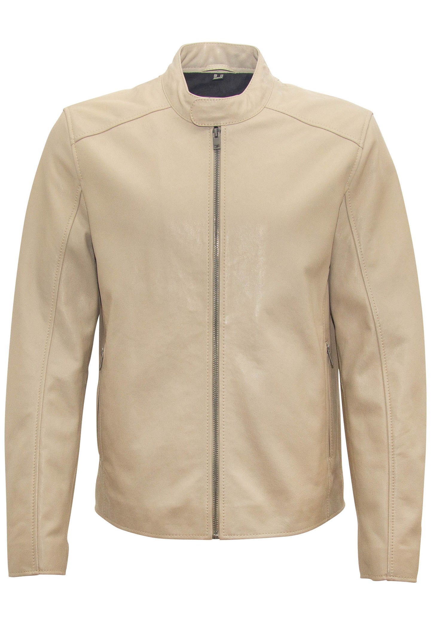Kovin RF Leather Jacket, Chalk
