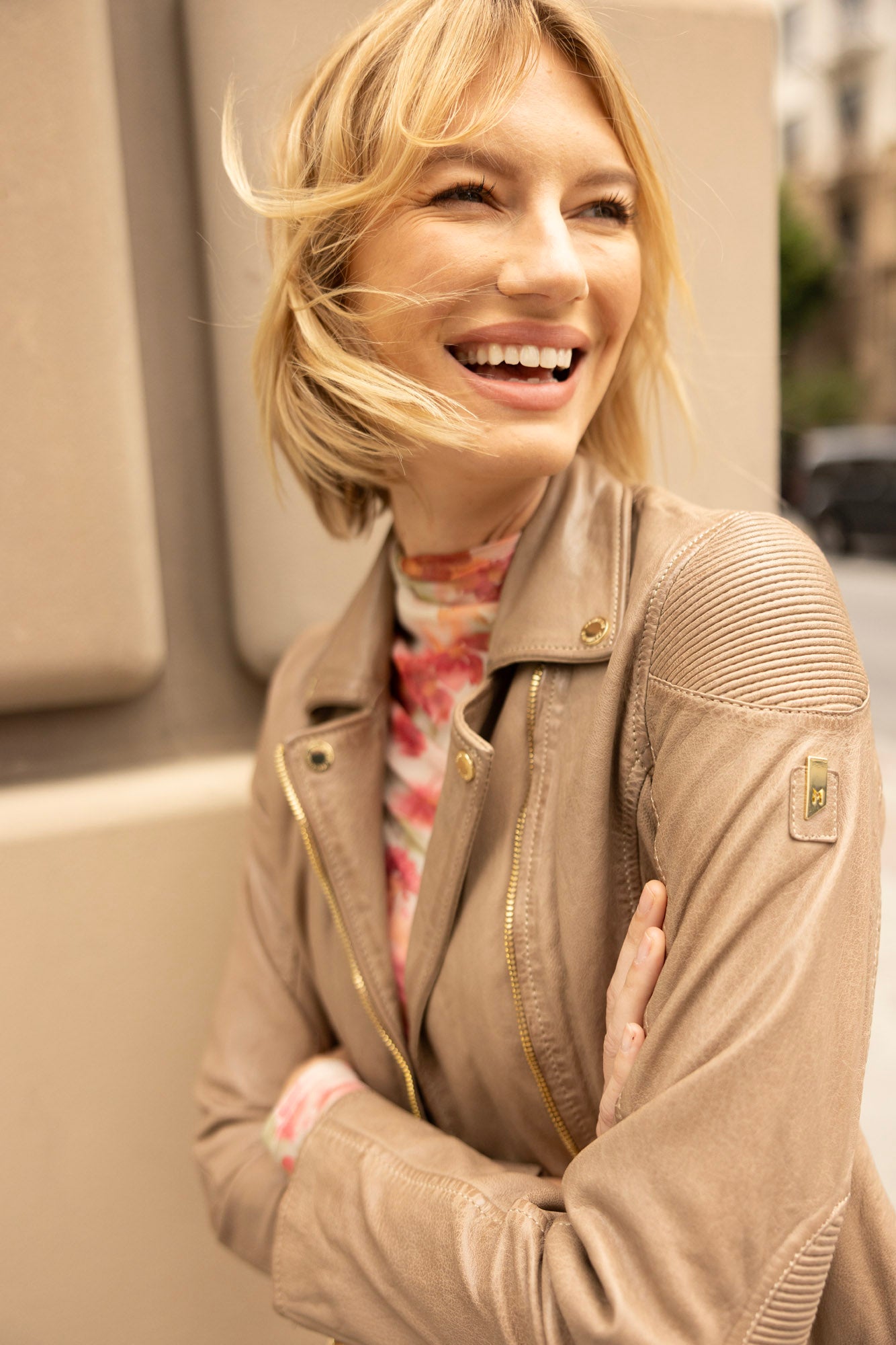 Raizel RF Leather Jacket, Toffee