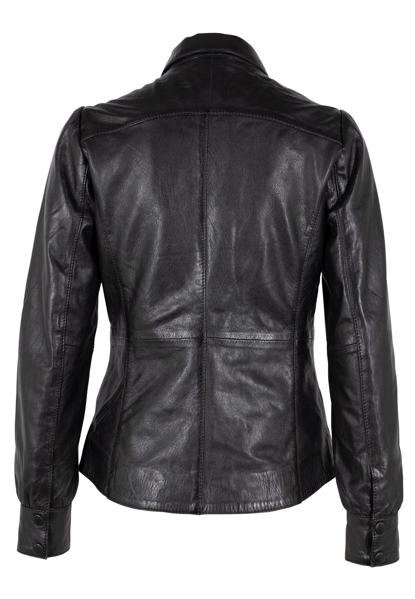 Lilla RF Leather Jacket, Black