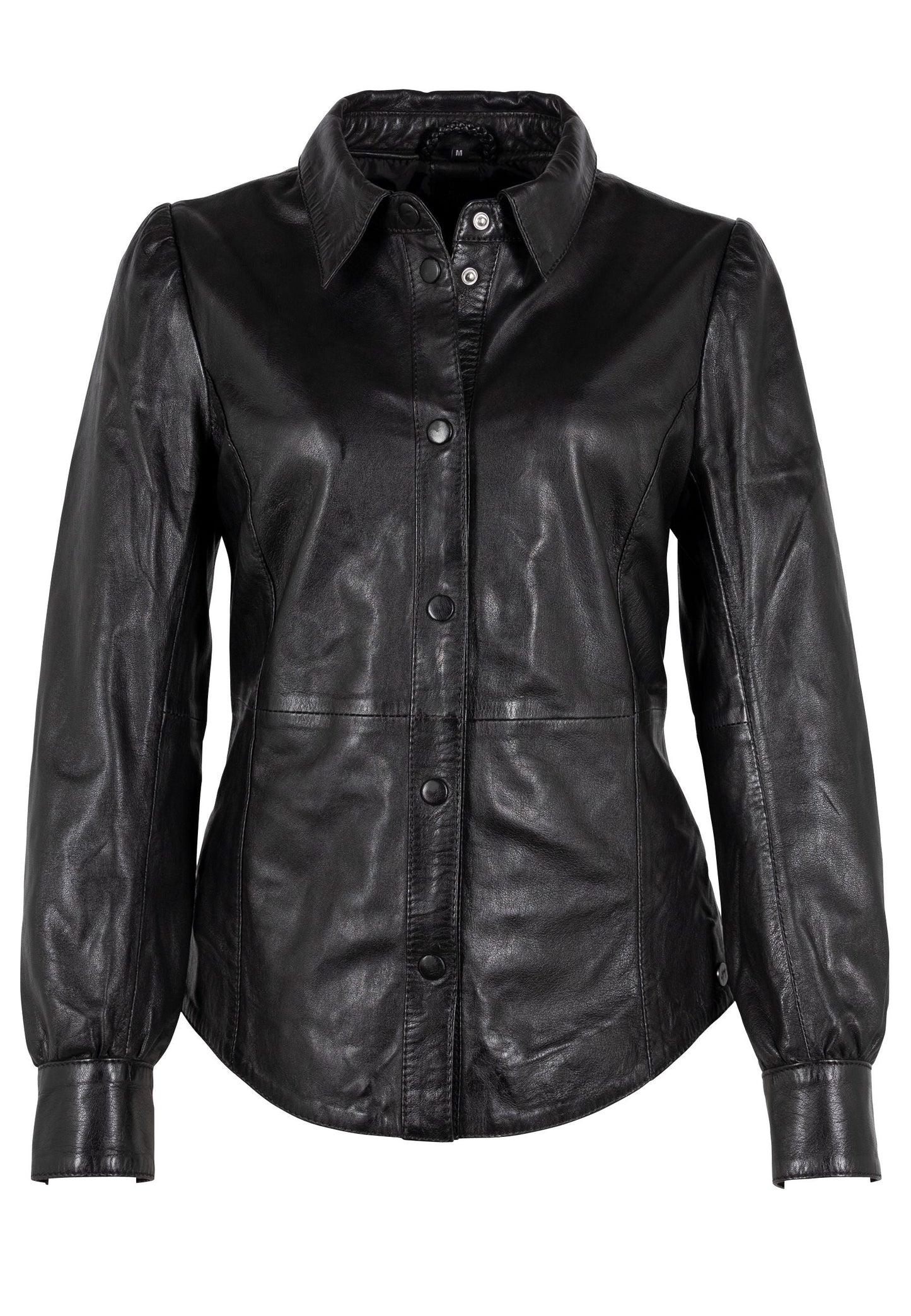 Lilla RF Leather Jacket, Black