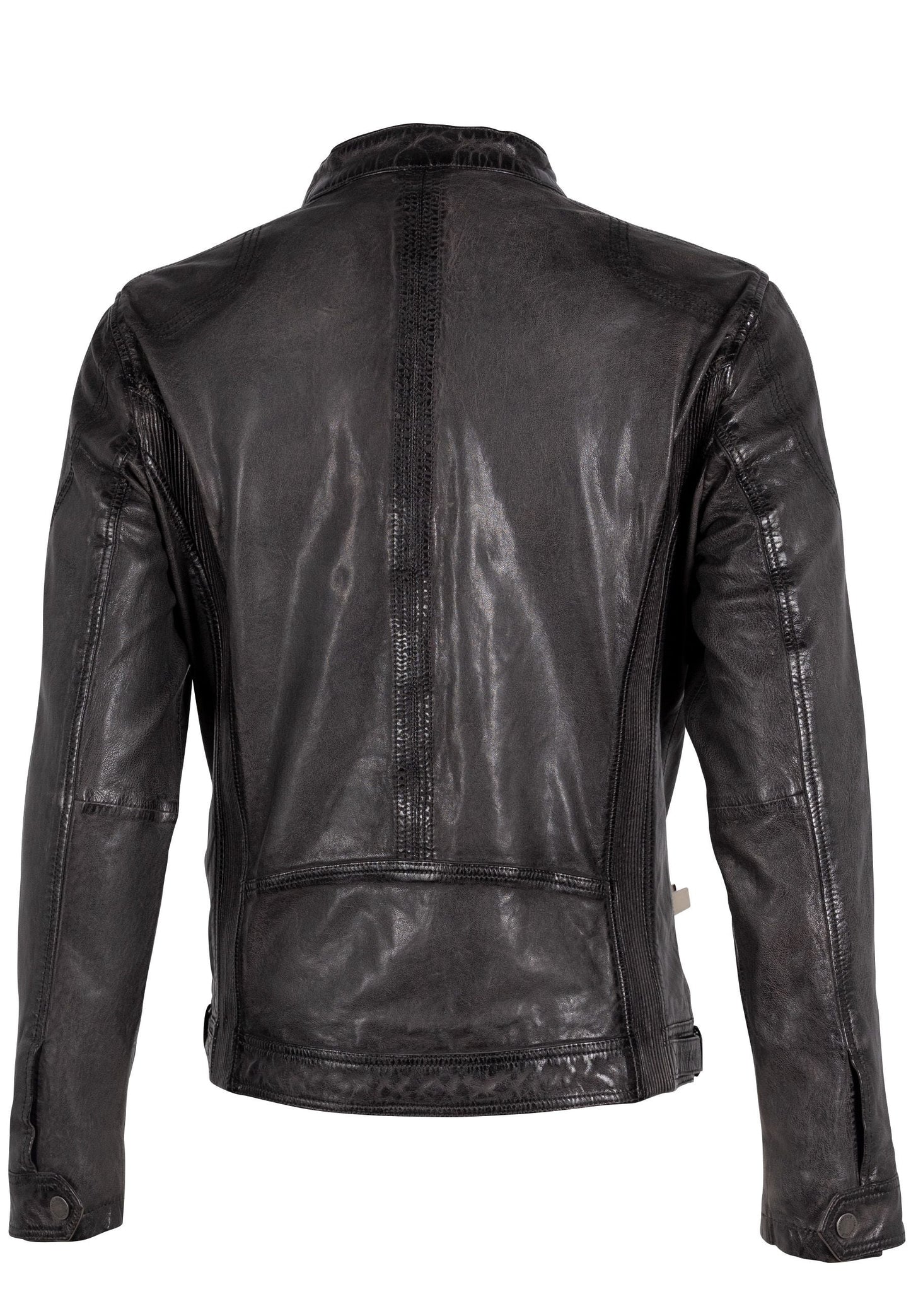 Rakva RF Leather Jacket, Grey