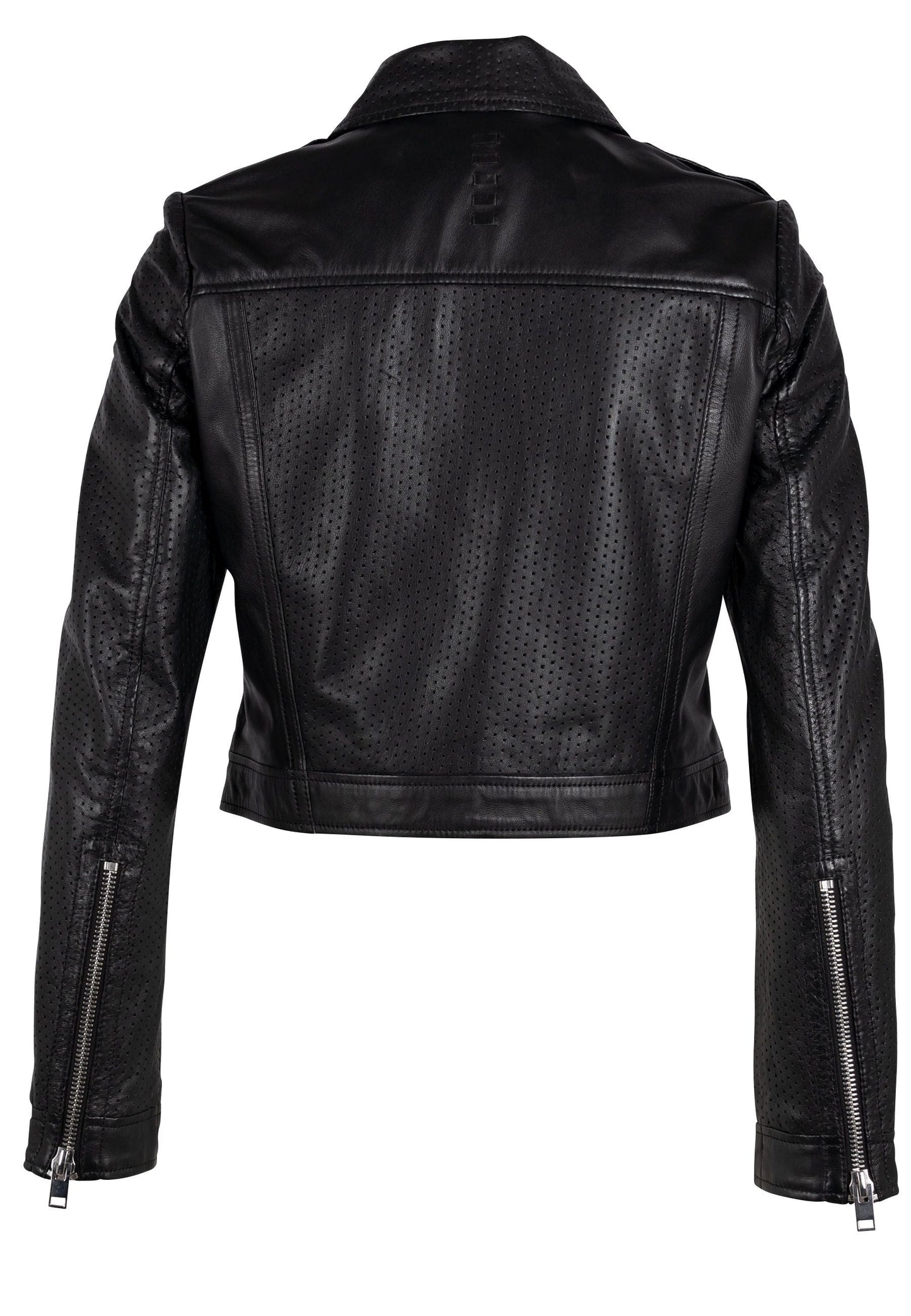 Shala RF Leather Jacket, Black