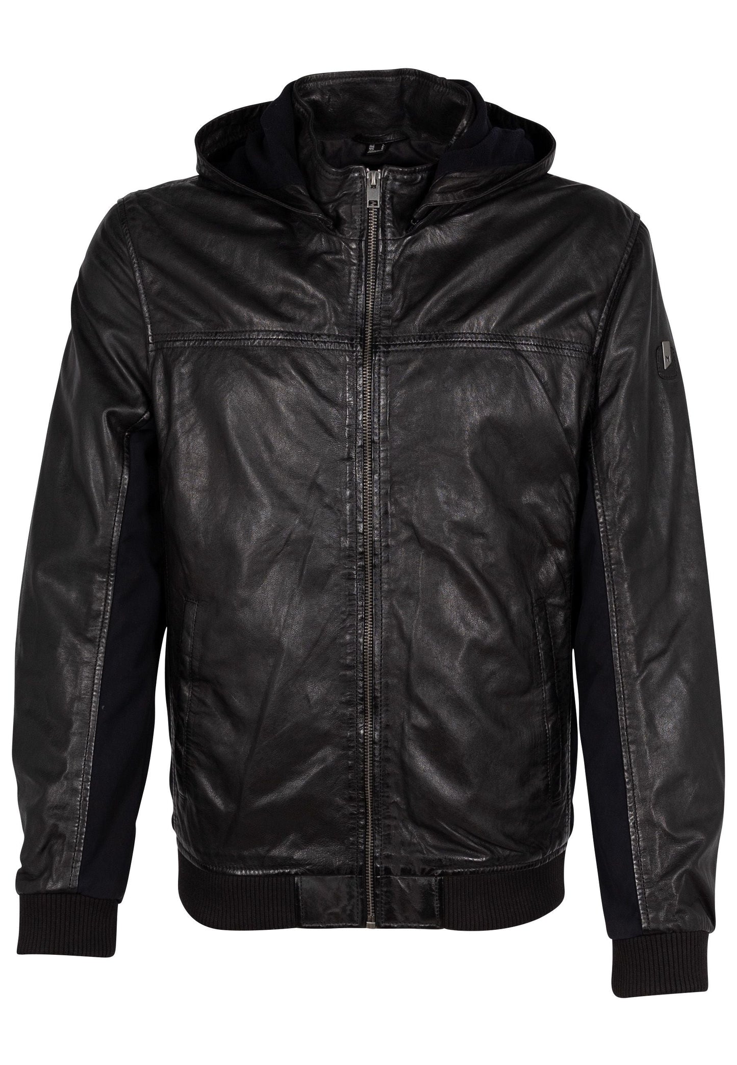 Salerno RF Leather Jacket, Black