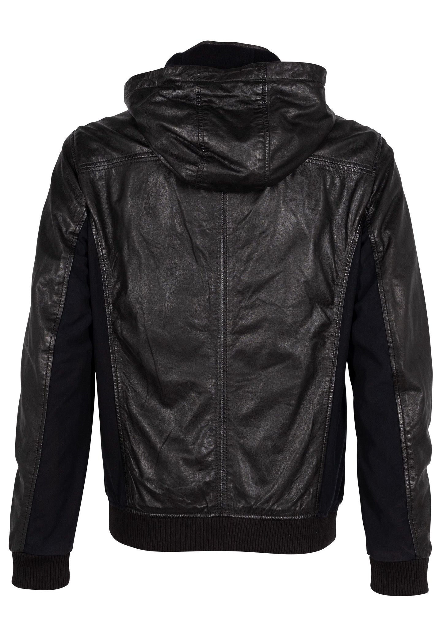 Salerno RF Leather Jacket, Black