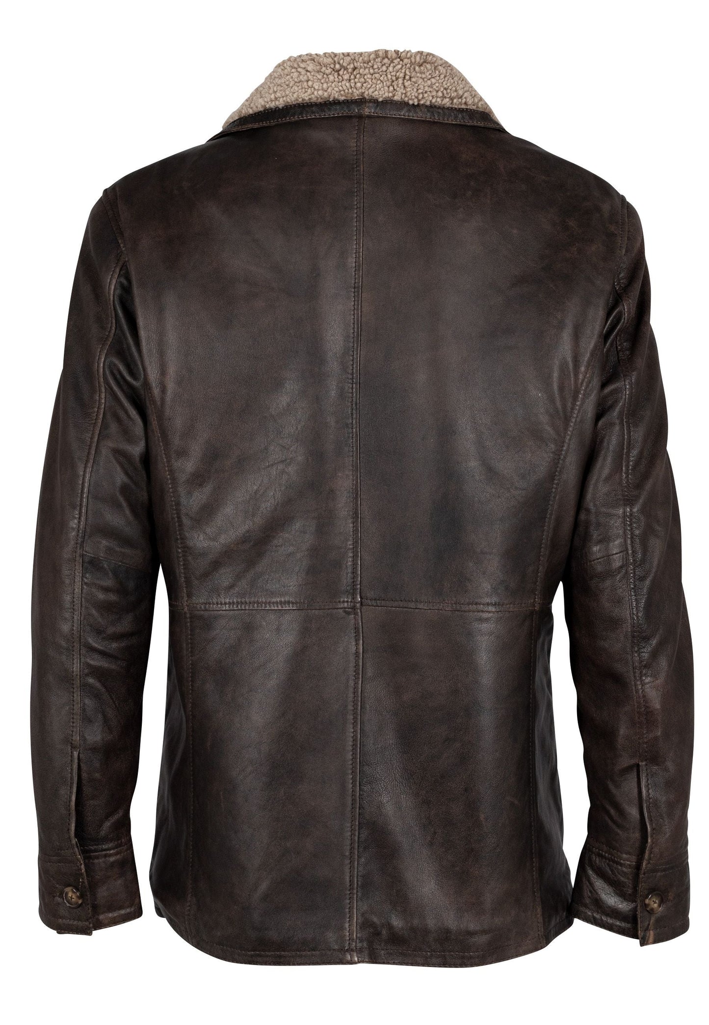 Brew CF Leather Jacket, Chestnut