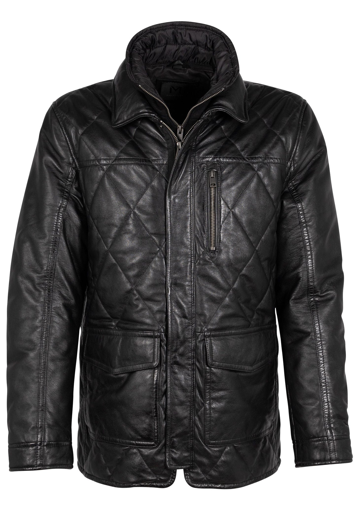 Bartley CF Leather Jacket, Black