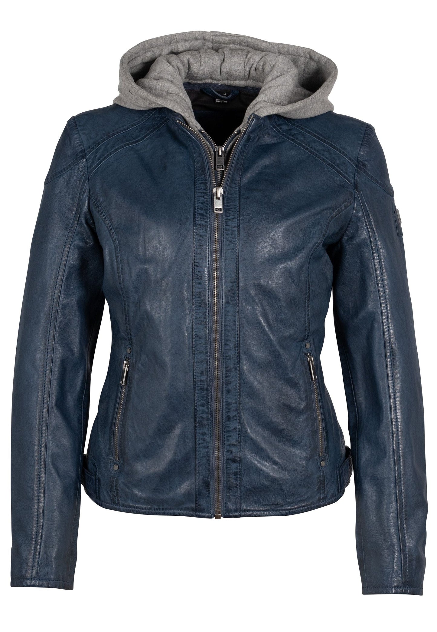 Allice RF Leather Jacket, Blue