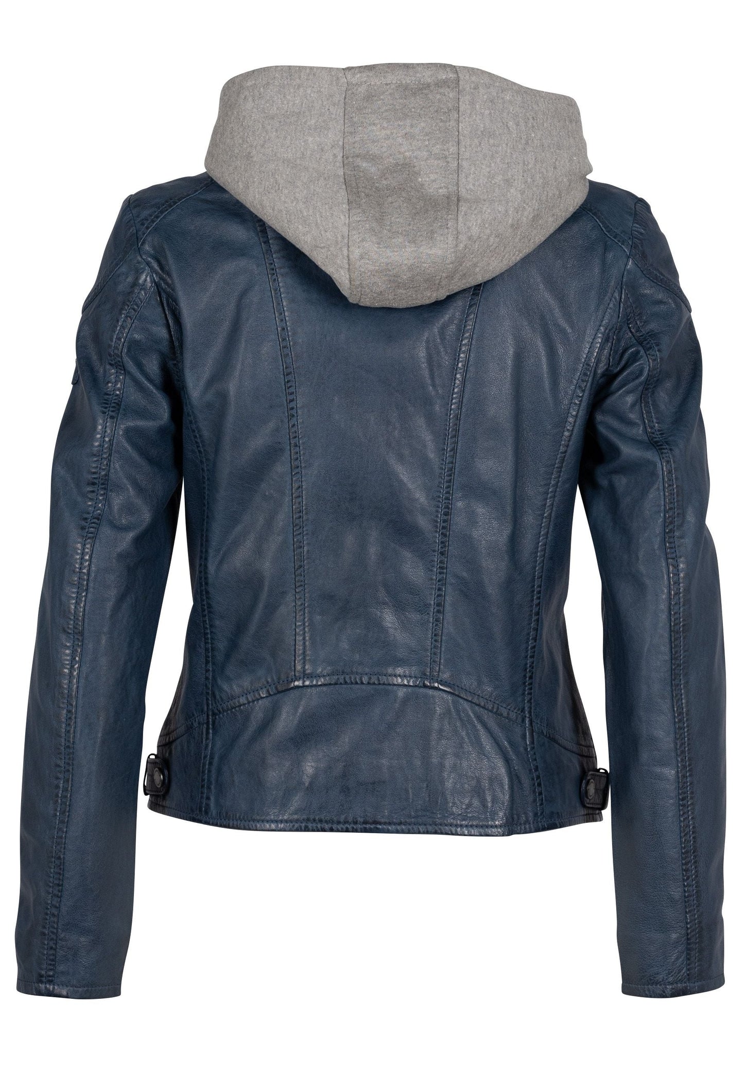 Allice RF Leather Jacket, Blue