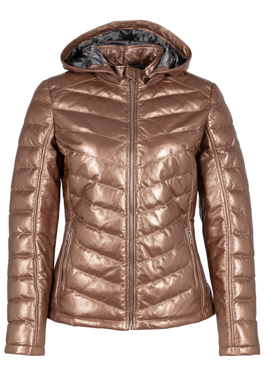 Corbin CF Leather Jacket, Copper