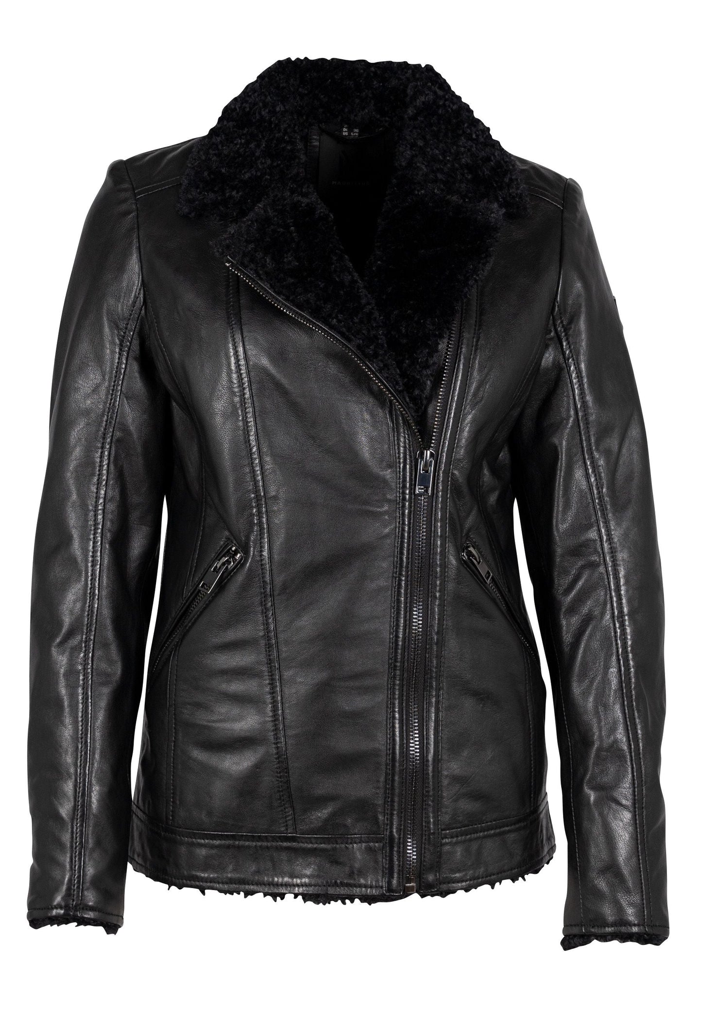 Deba CF Leather Jacket, Black