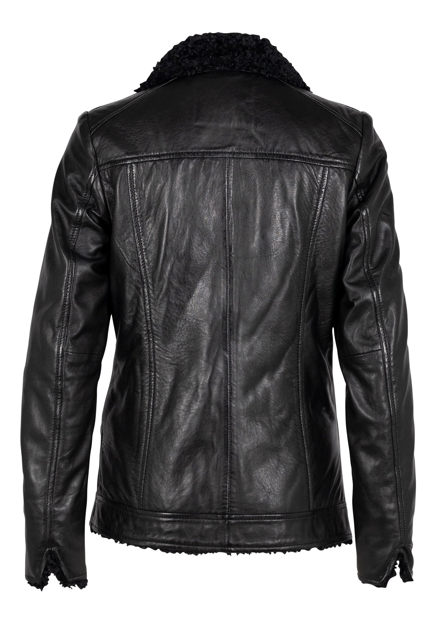 Deba CF Leather Jacket, Black