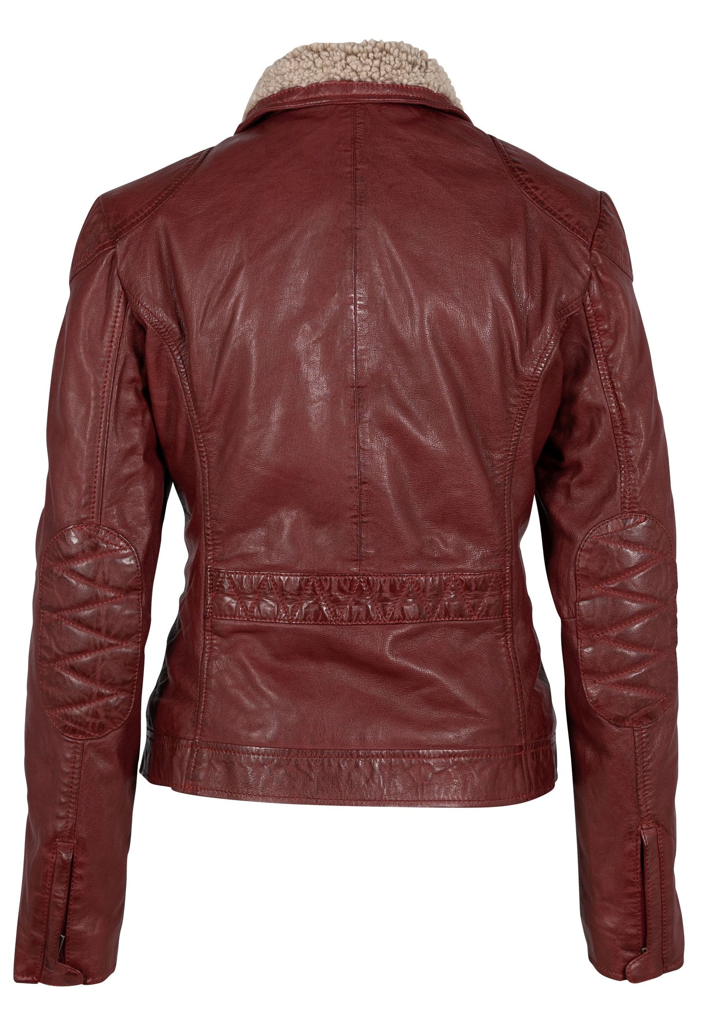 Jenja RF Leather Jacket, Red