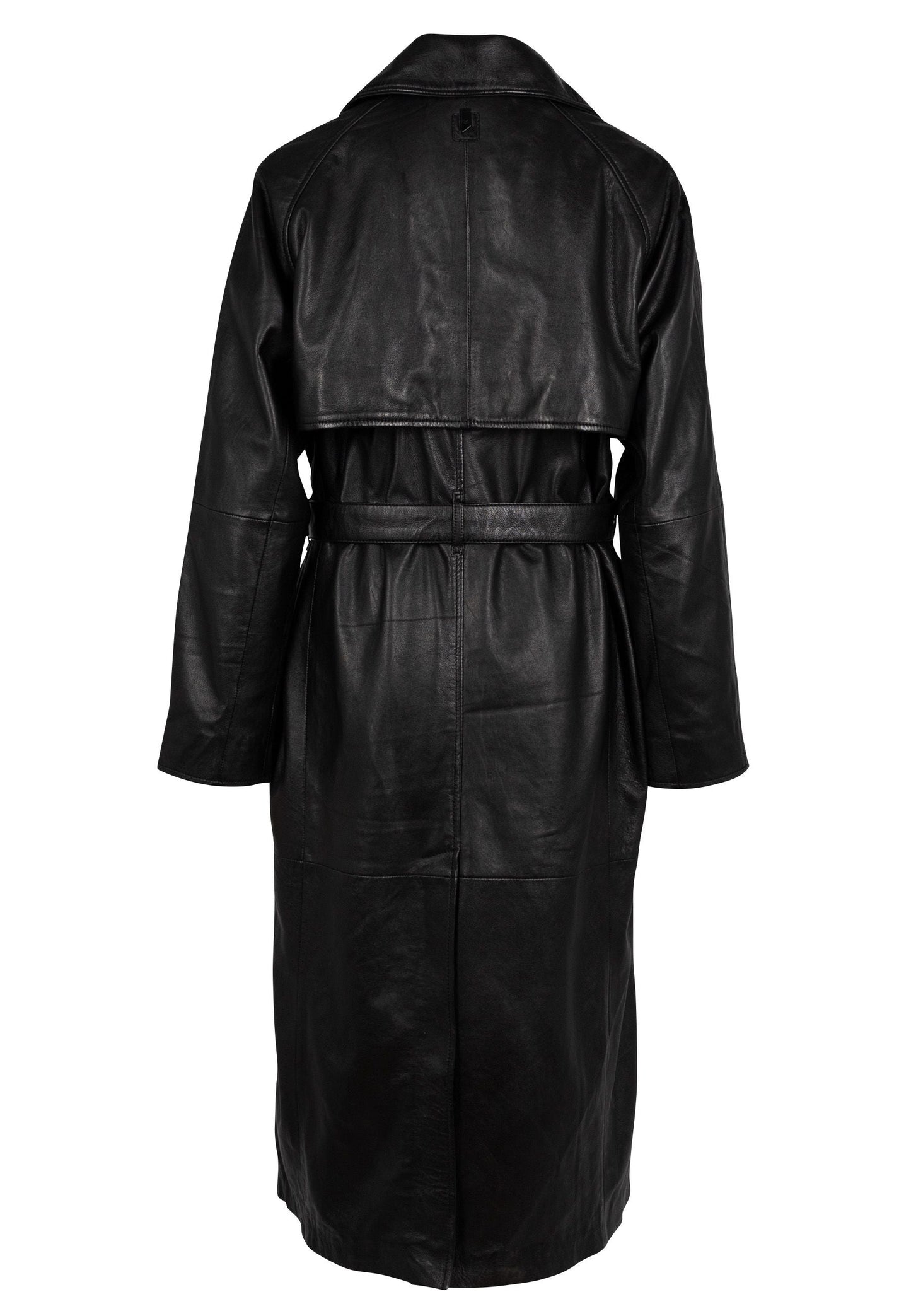 Deniz OS Leather Trench Coat - Gender Neutral