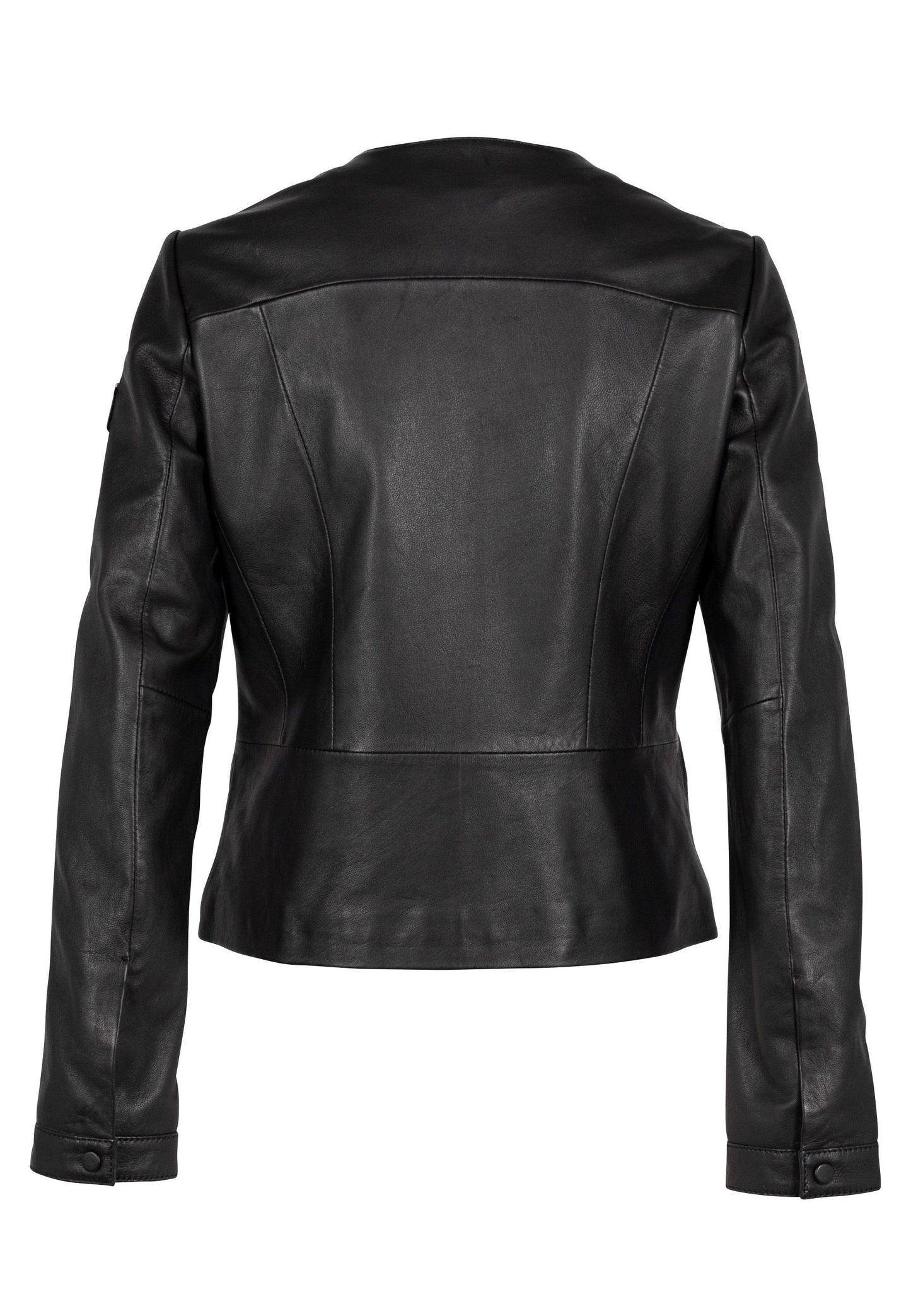 Tjara CF Leather Jacket, Black