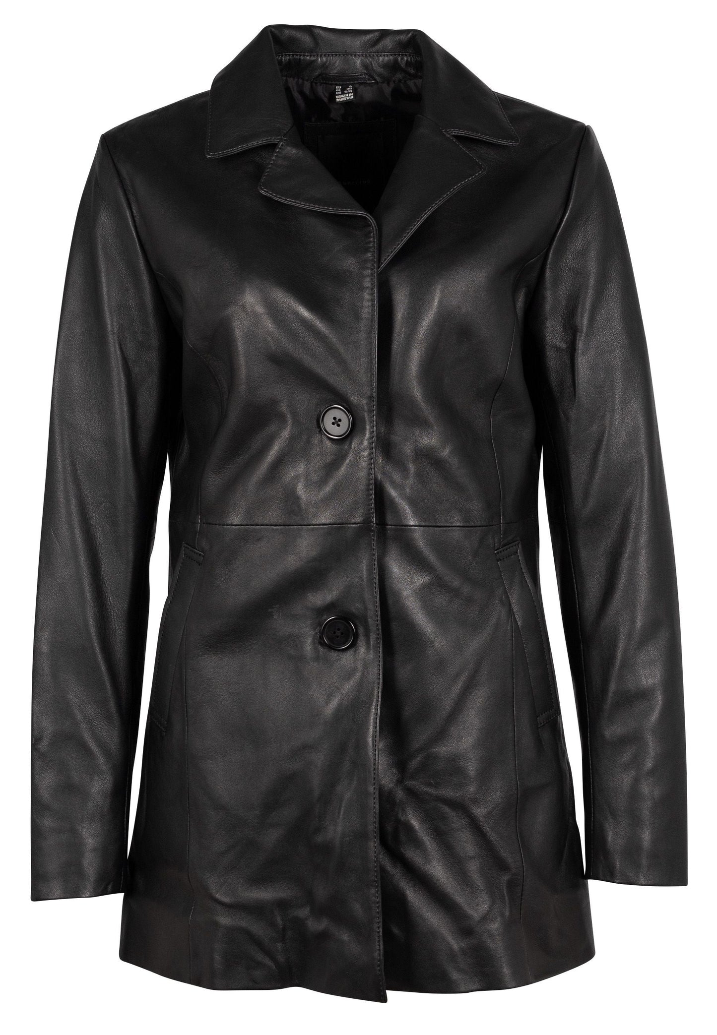 Aurela CF Leather Jacket, Black