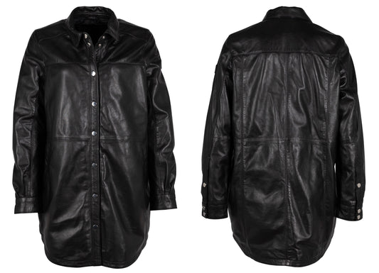 Mahi RF Leather Jacket, Black