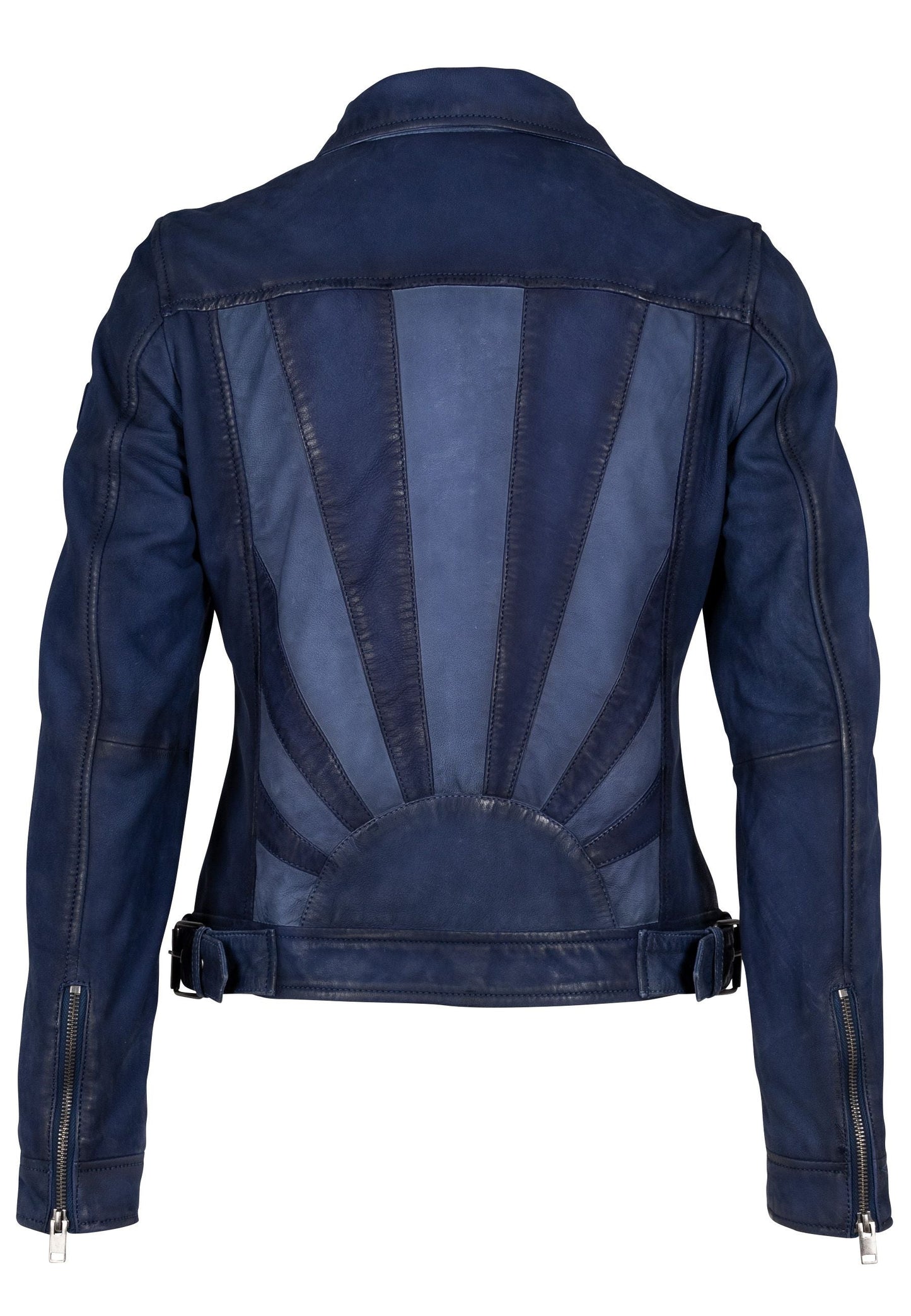 Sunny RF Leather Jacket, Blue