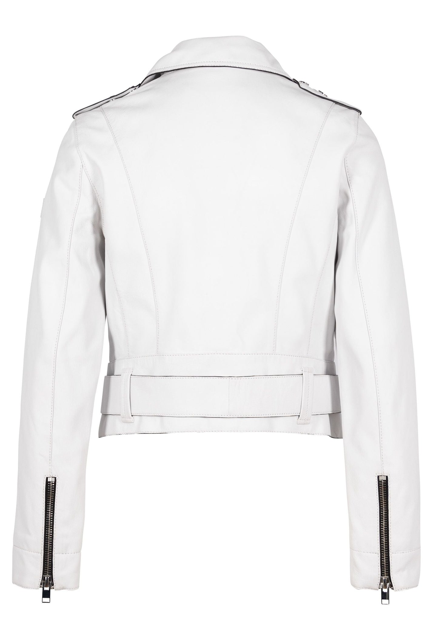 Celin RF Leather Jacket, White