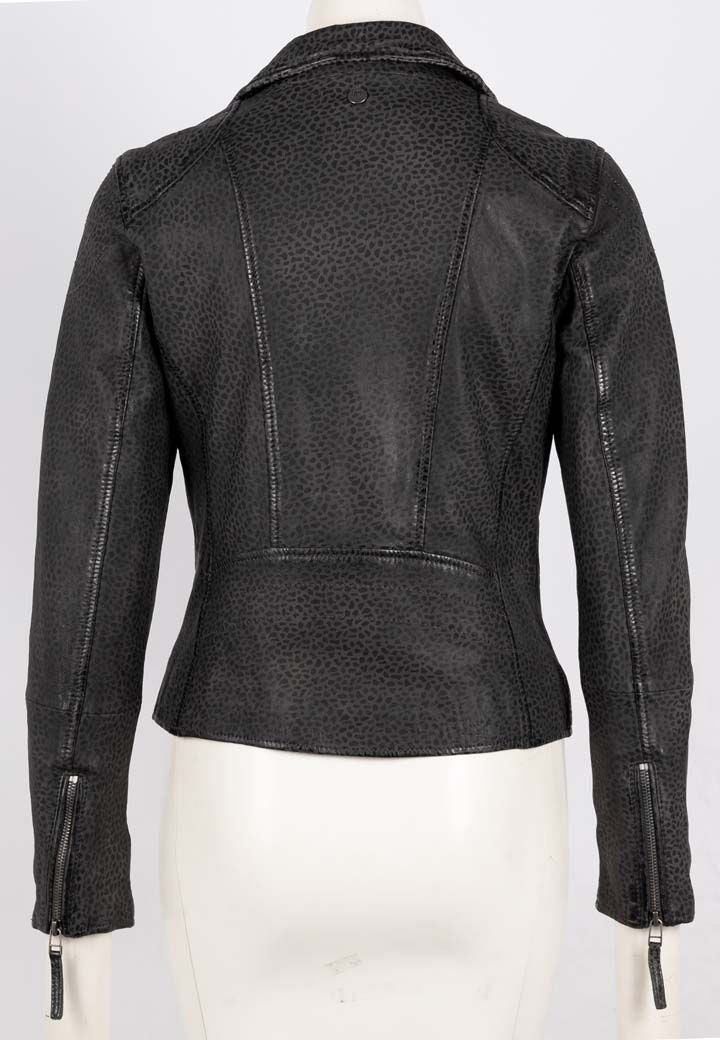 Animala RF Leather Jacket, Anthracite