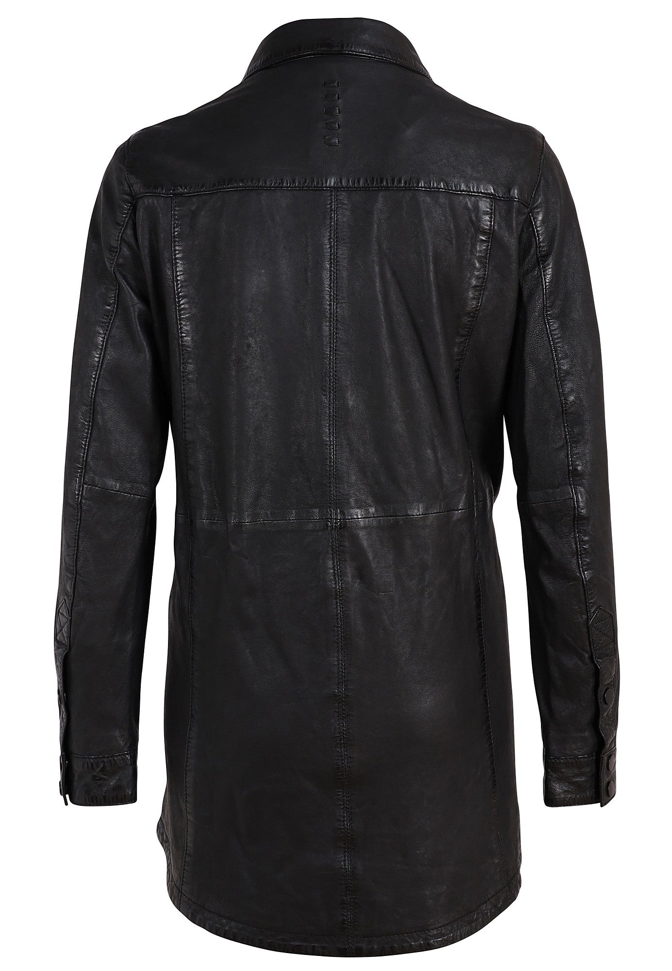 Malia RF Leather Jacket, Black