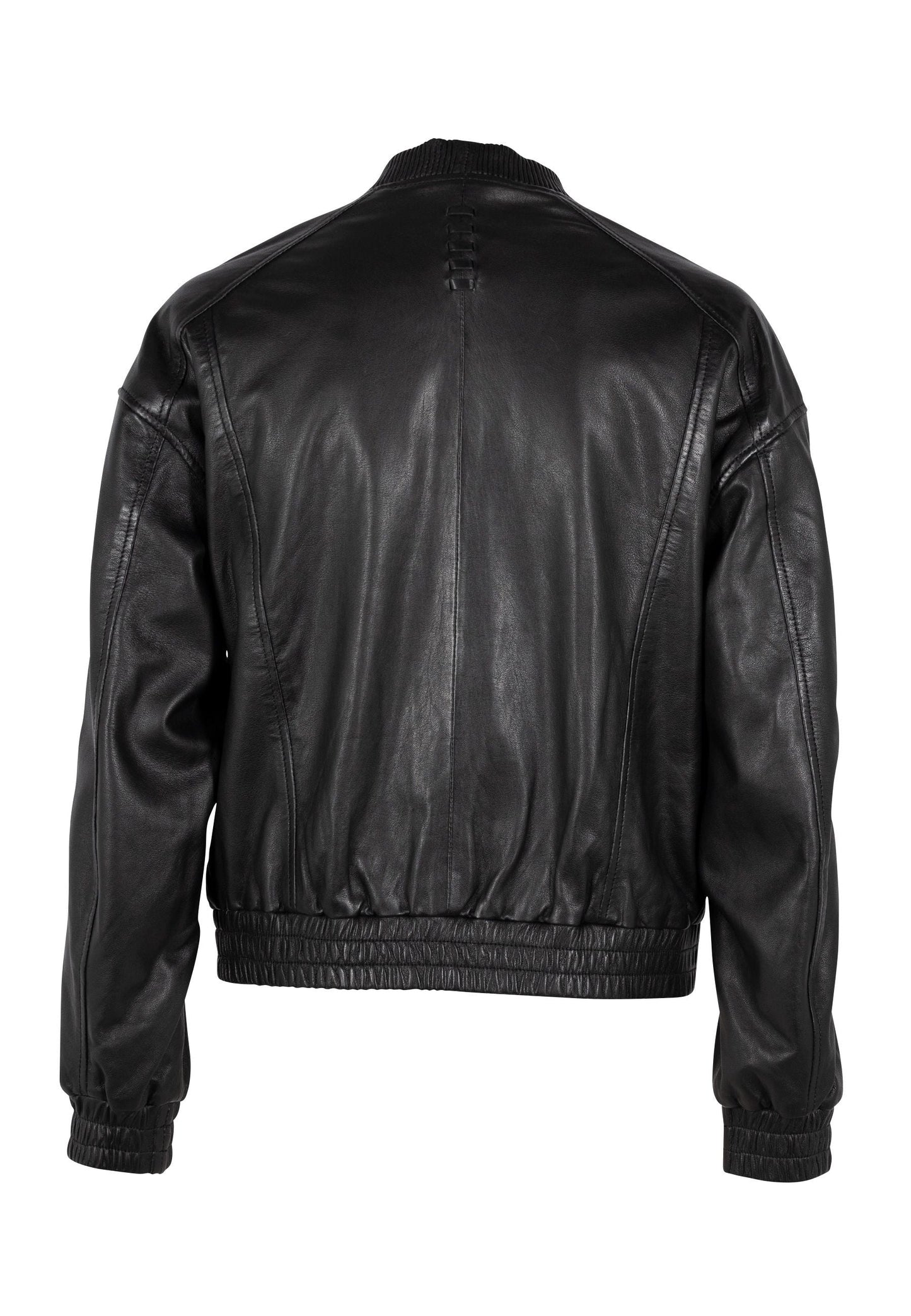 Irka OS Leather Jacket, Black