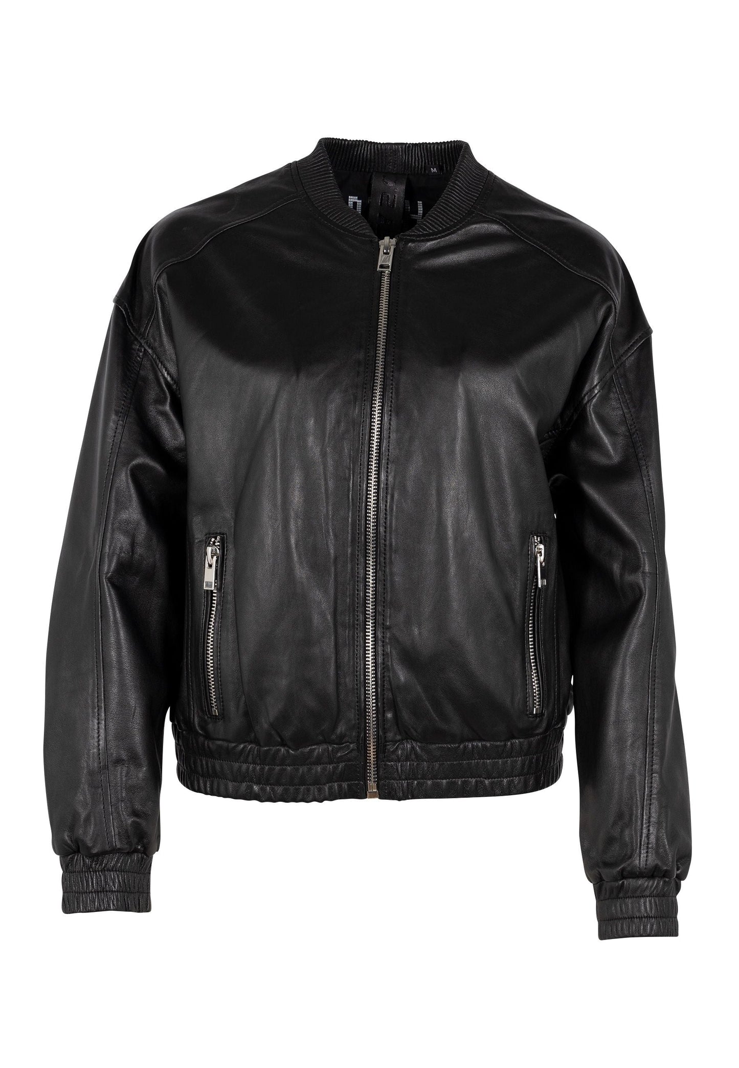 Irka OS Leather Jacket, Black