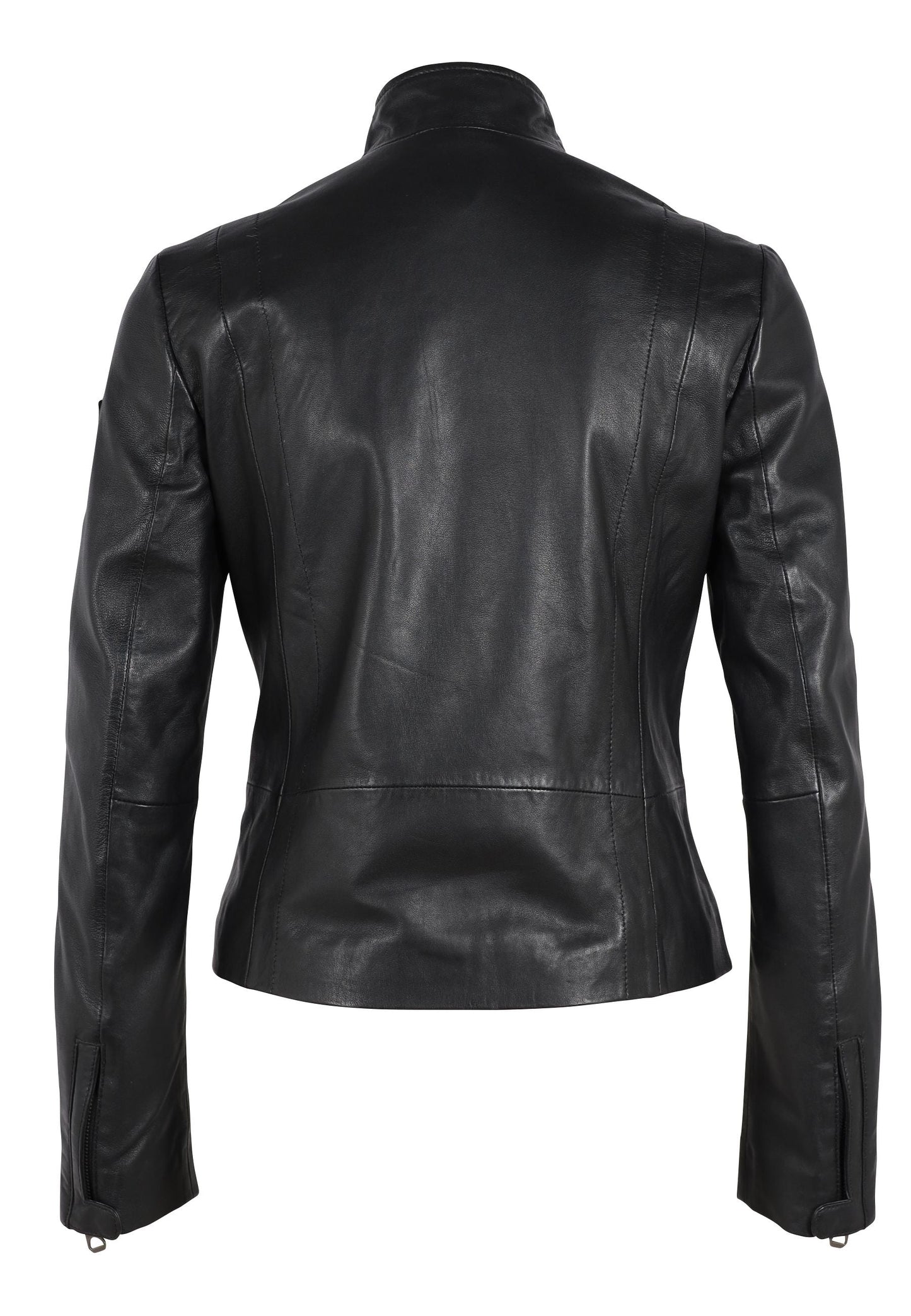 Anns RF Leather Jacket, Black