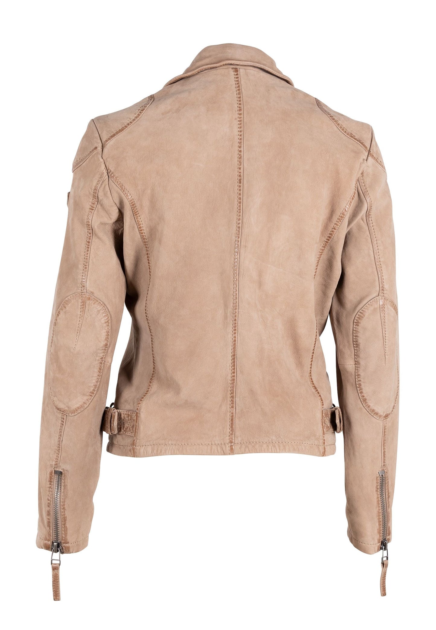 Karyn RF Leather Jacket, Sand