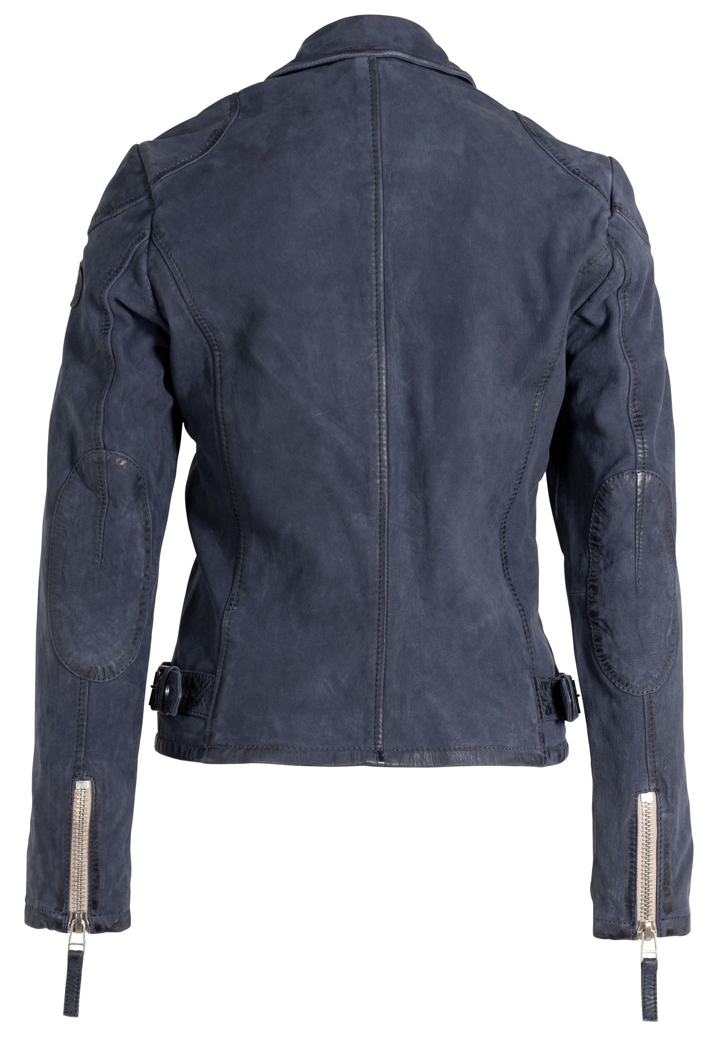 Karyn RF Leather Jacket, Navy