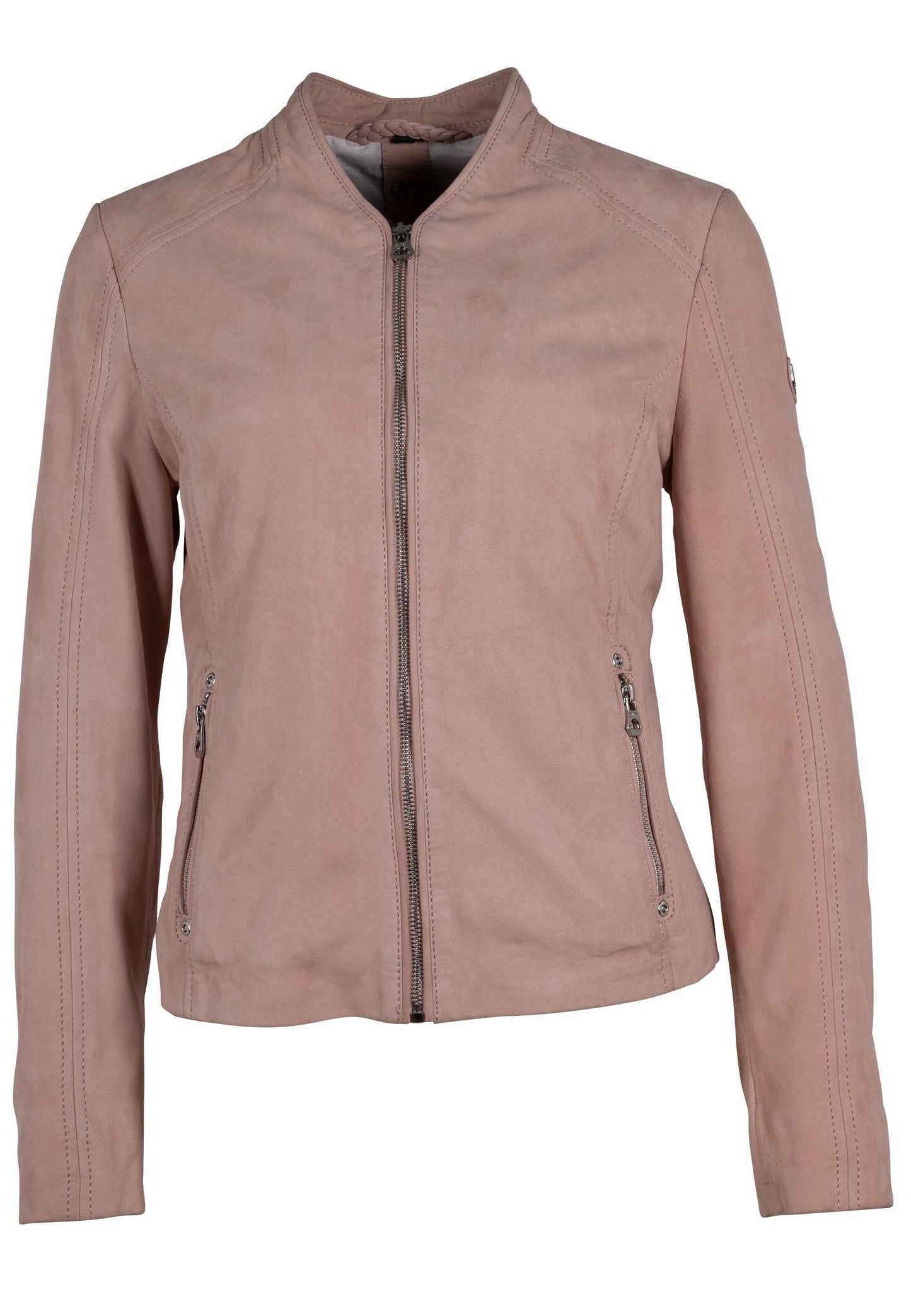 Jennet CF Leather Jacket, Rose