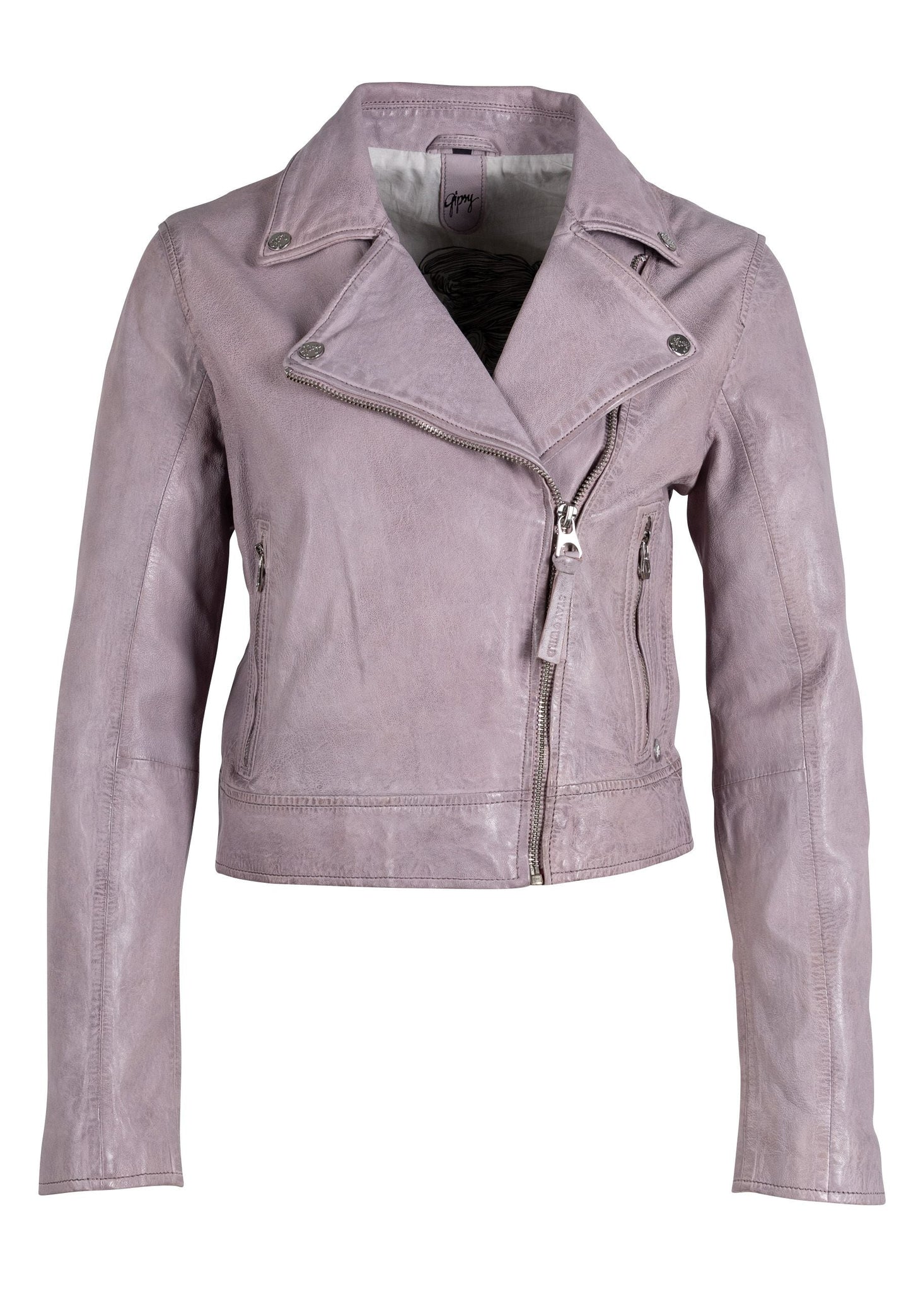 Julene RF Leather Jacket, Light Lavender