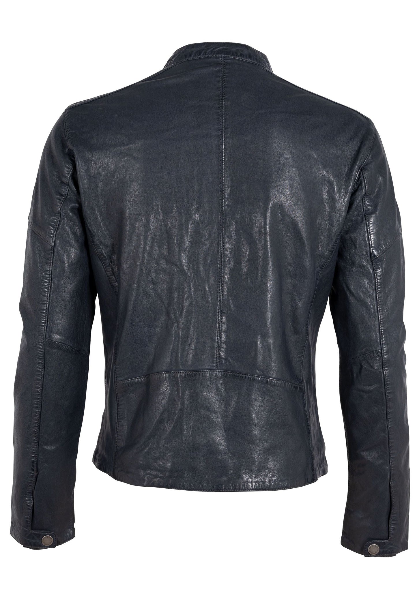 Solvic CF Leather Jacket, Navy