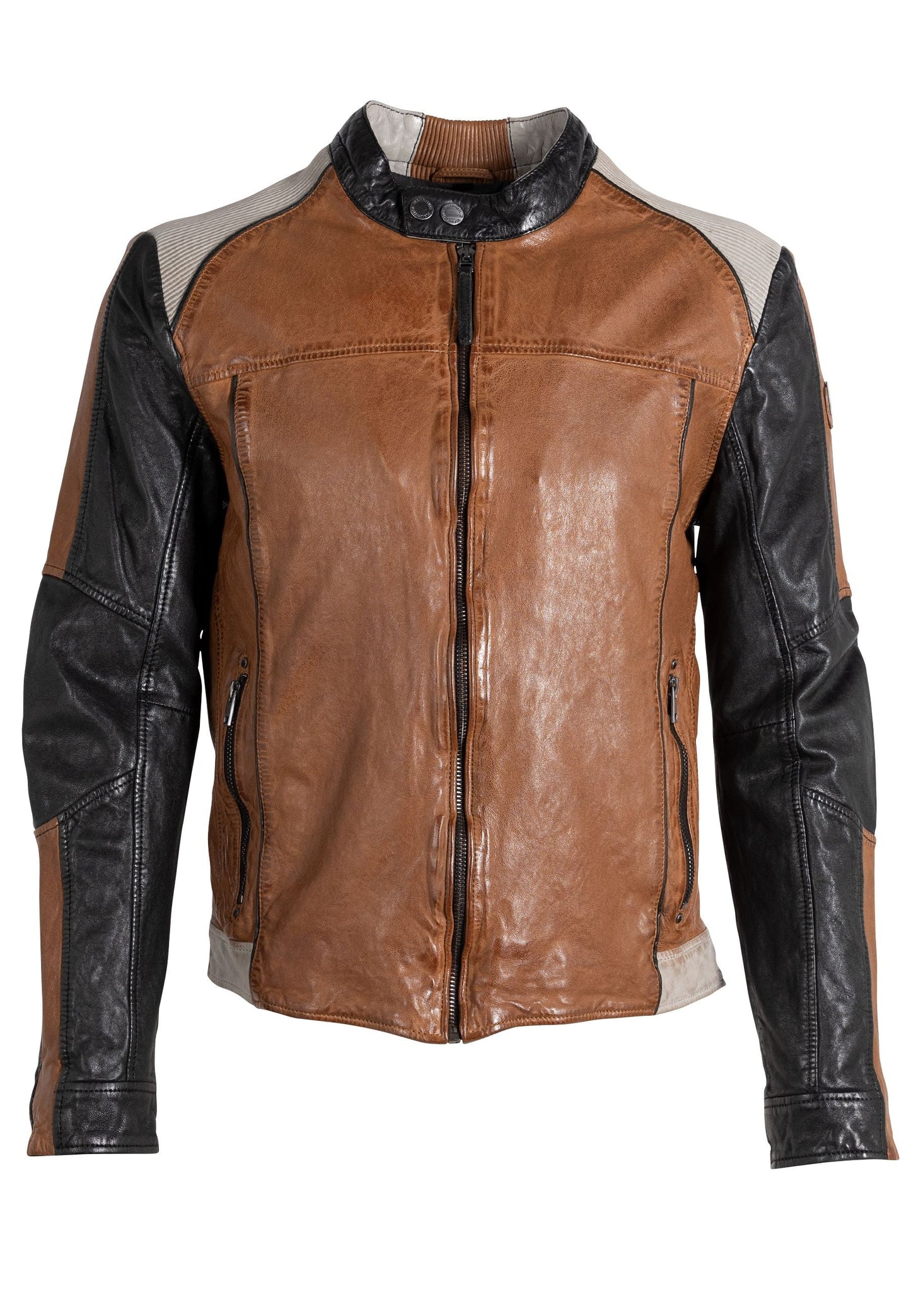 Myron Leather Jacket, Cognac