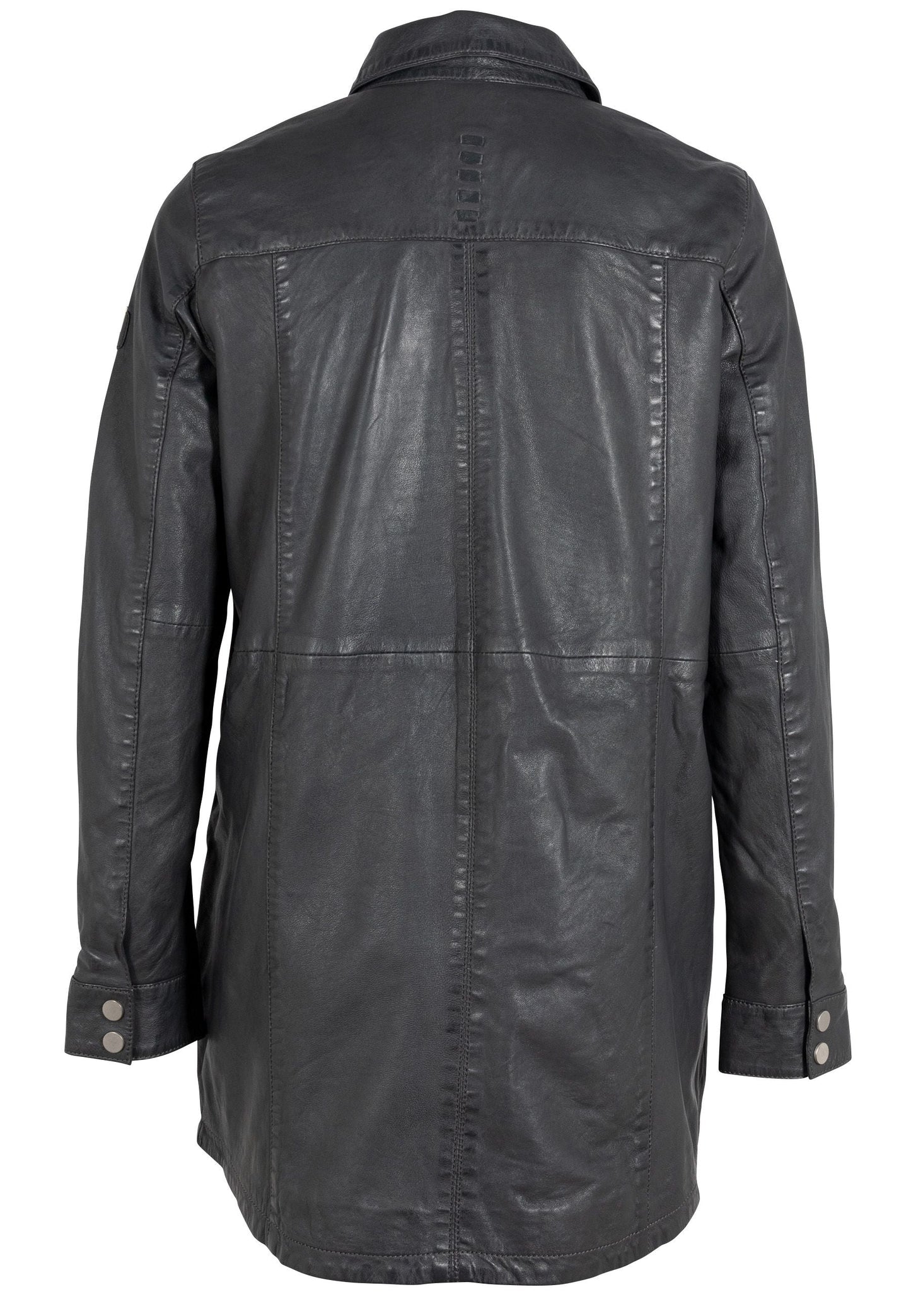 Miha RF Leather Jacket, Anthra