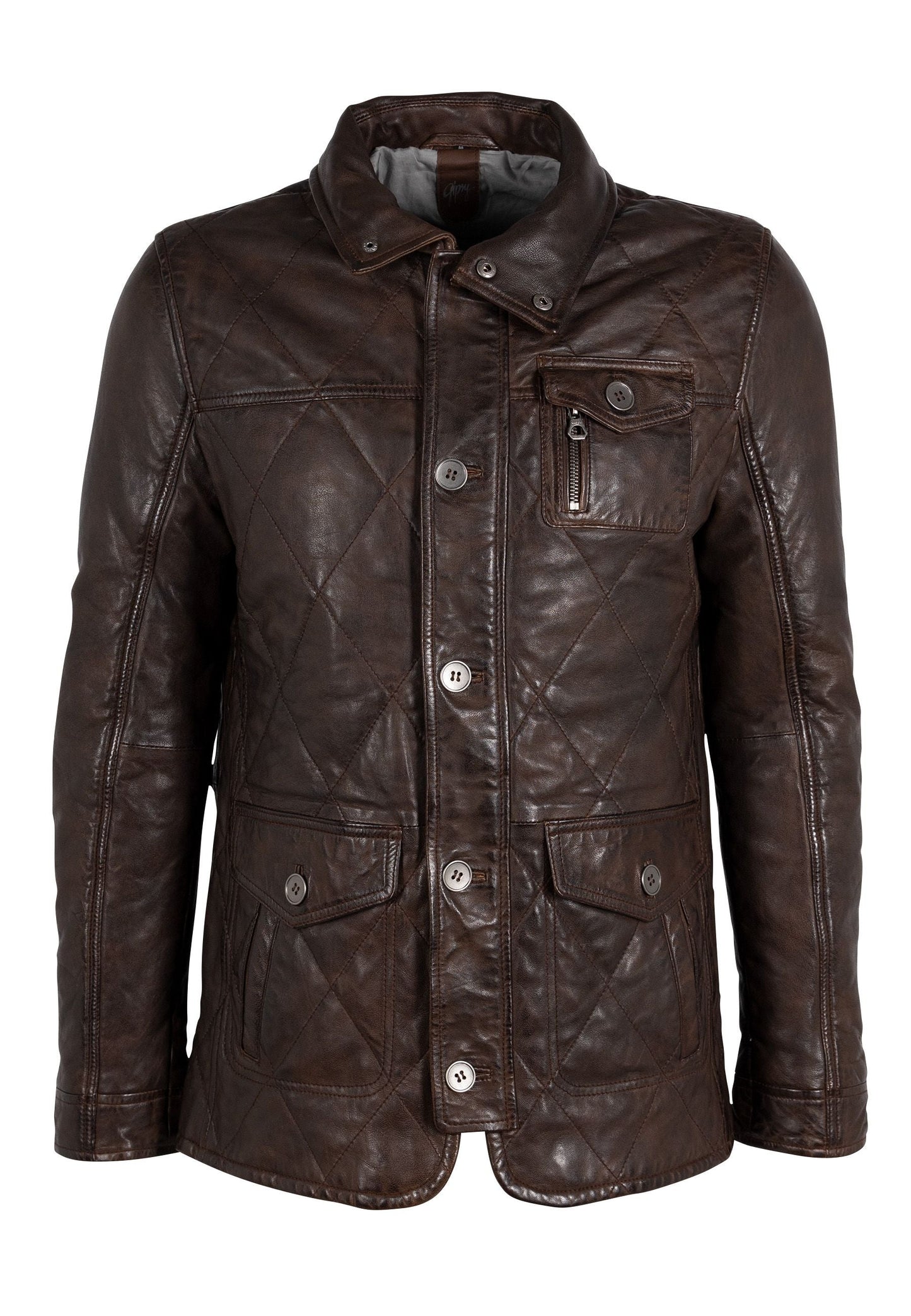 Kalisdo CF Leather Jacket, Brown