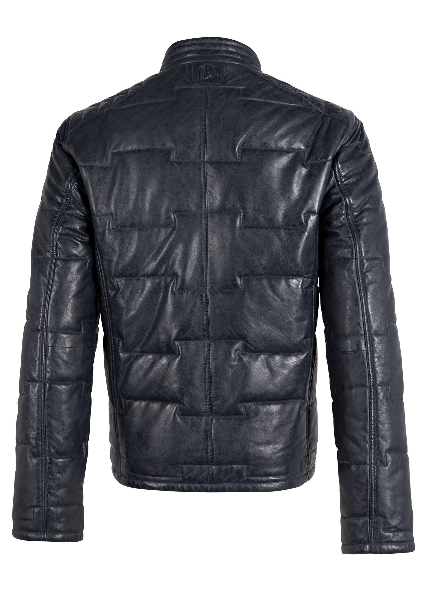 Aplin CF Leather Jacket, Navy