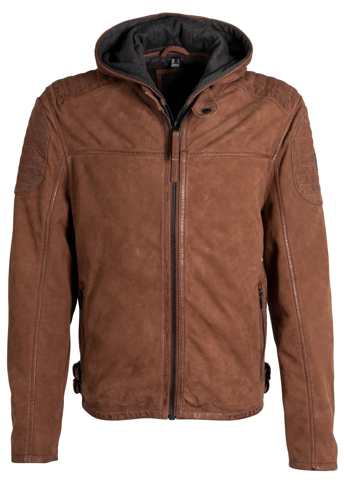 Xilo RF Leather Jacket, Cognac