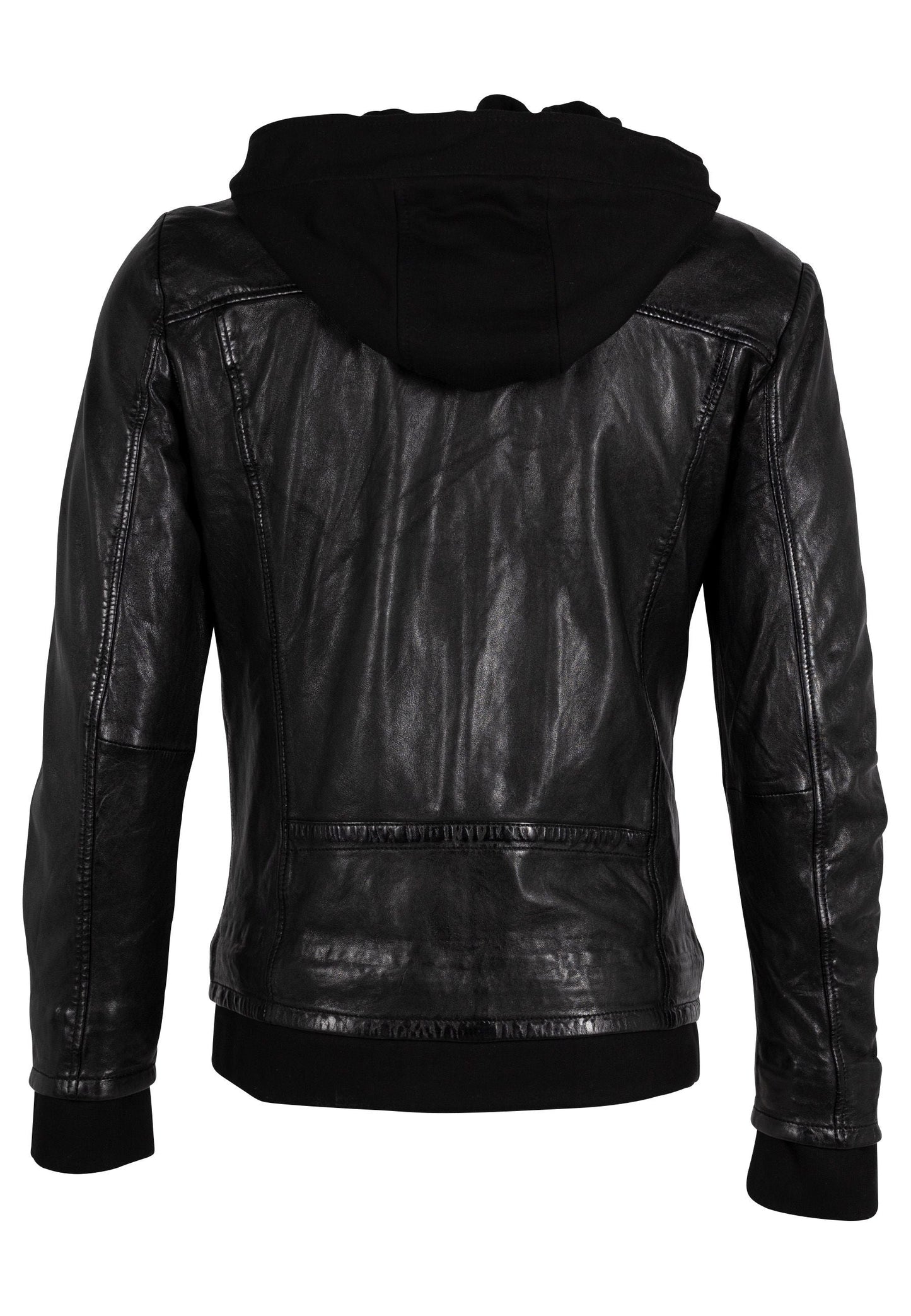 Kailan RF Leather Jacket, Black