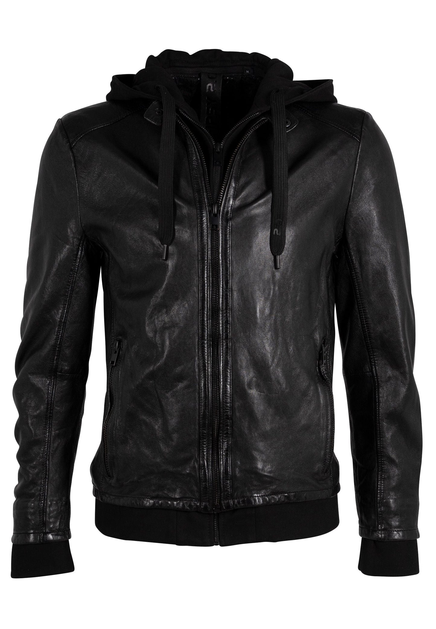 Kailan RF Leather Jacket, Black