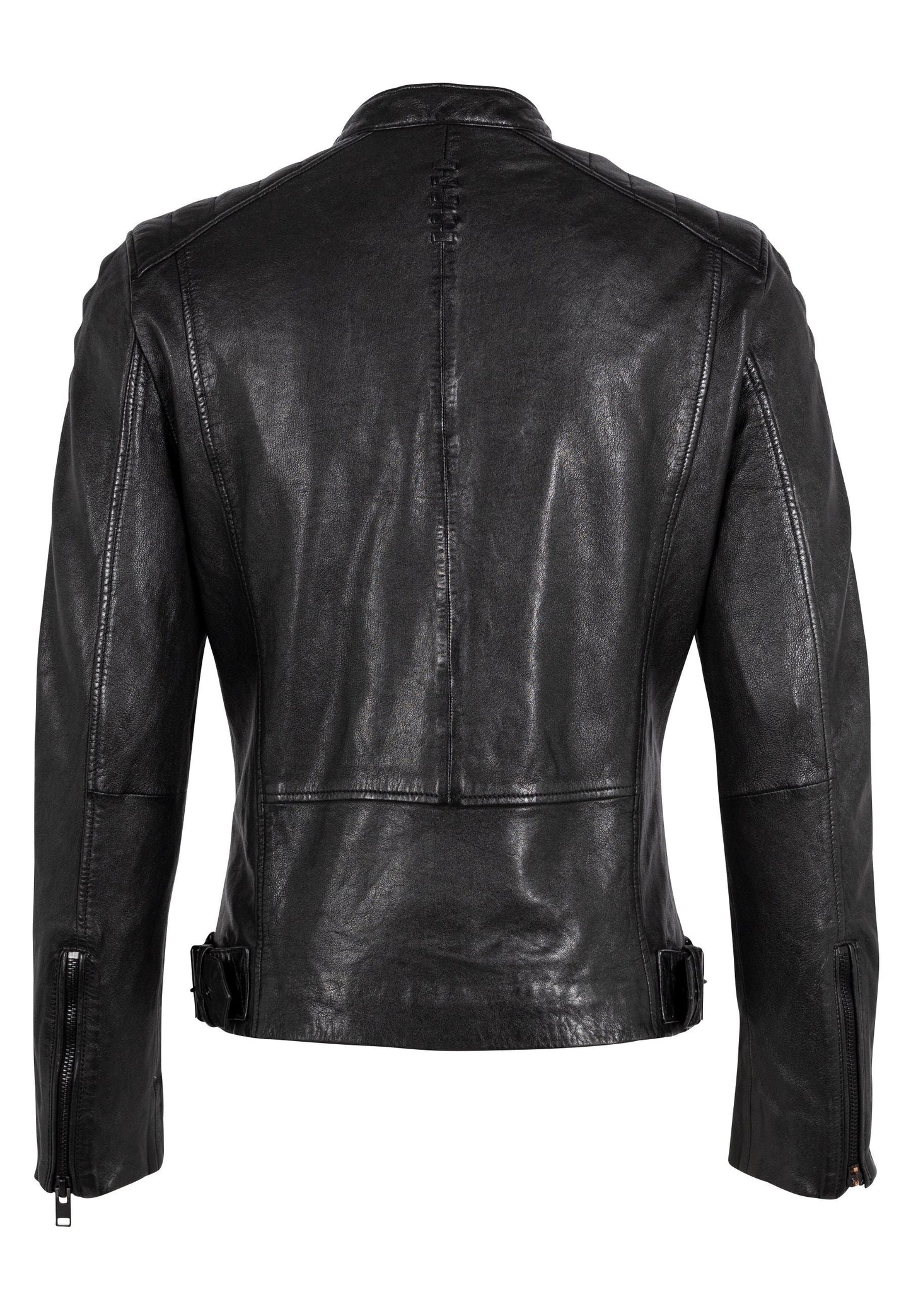 Malak RF Leather Jacket, Black