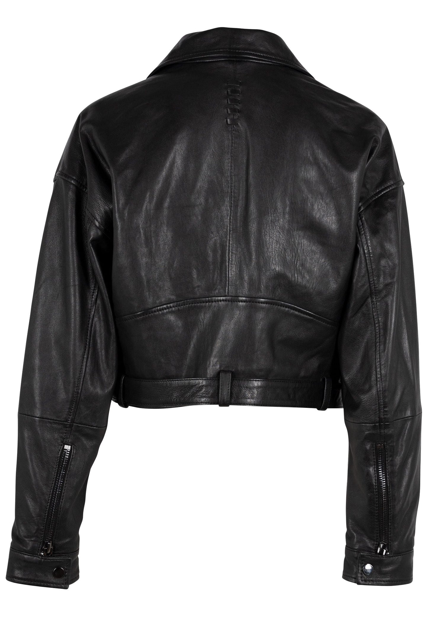 Vercy OS Leather Jacket, Black