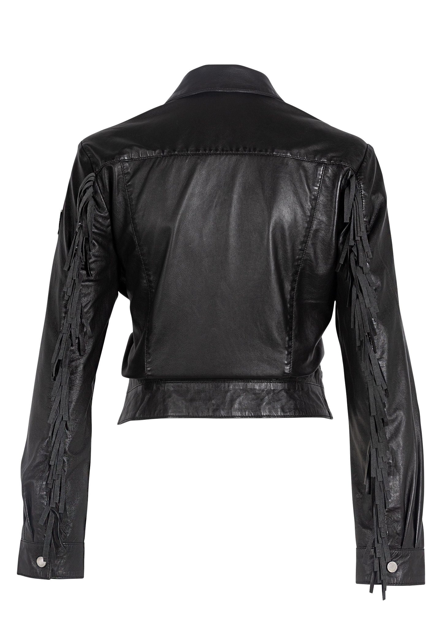 Chiyenne RF Leather Jacket, Black