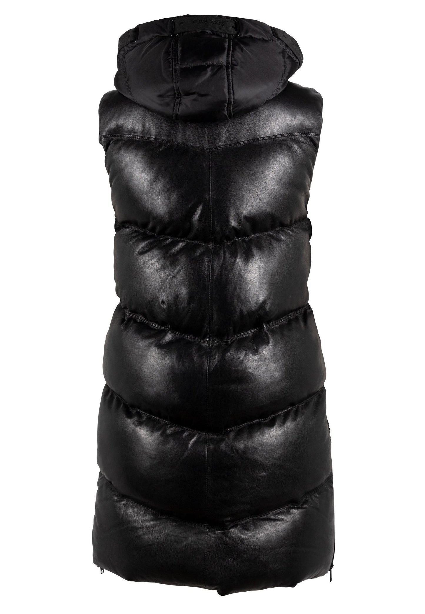 Gina CF Leather Vest, Black