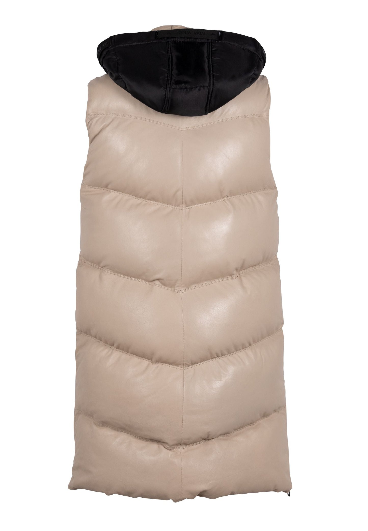 Gina CF Leather Vest, Cream