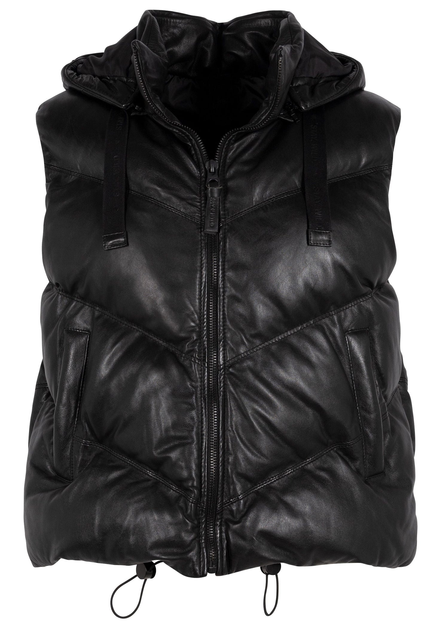 Namica OS Leather Jacket, Black